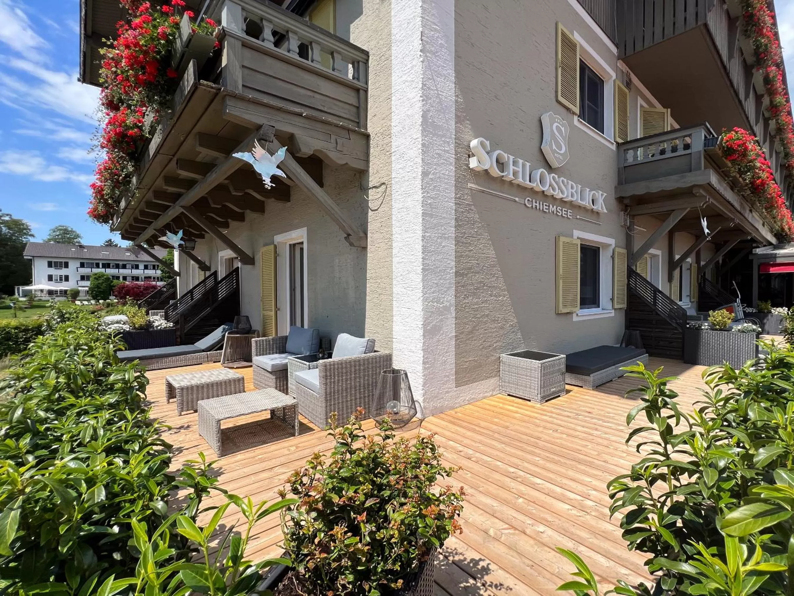 Property building in Hotel Schlossblick Chiemsee