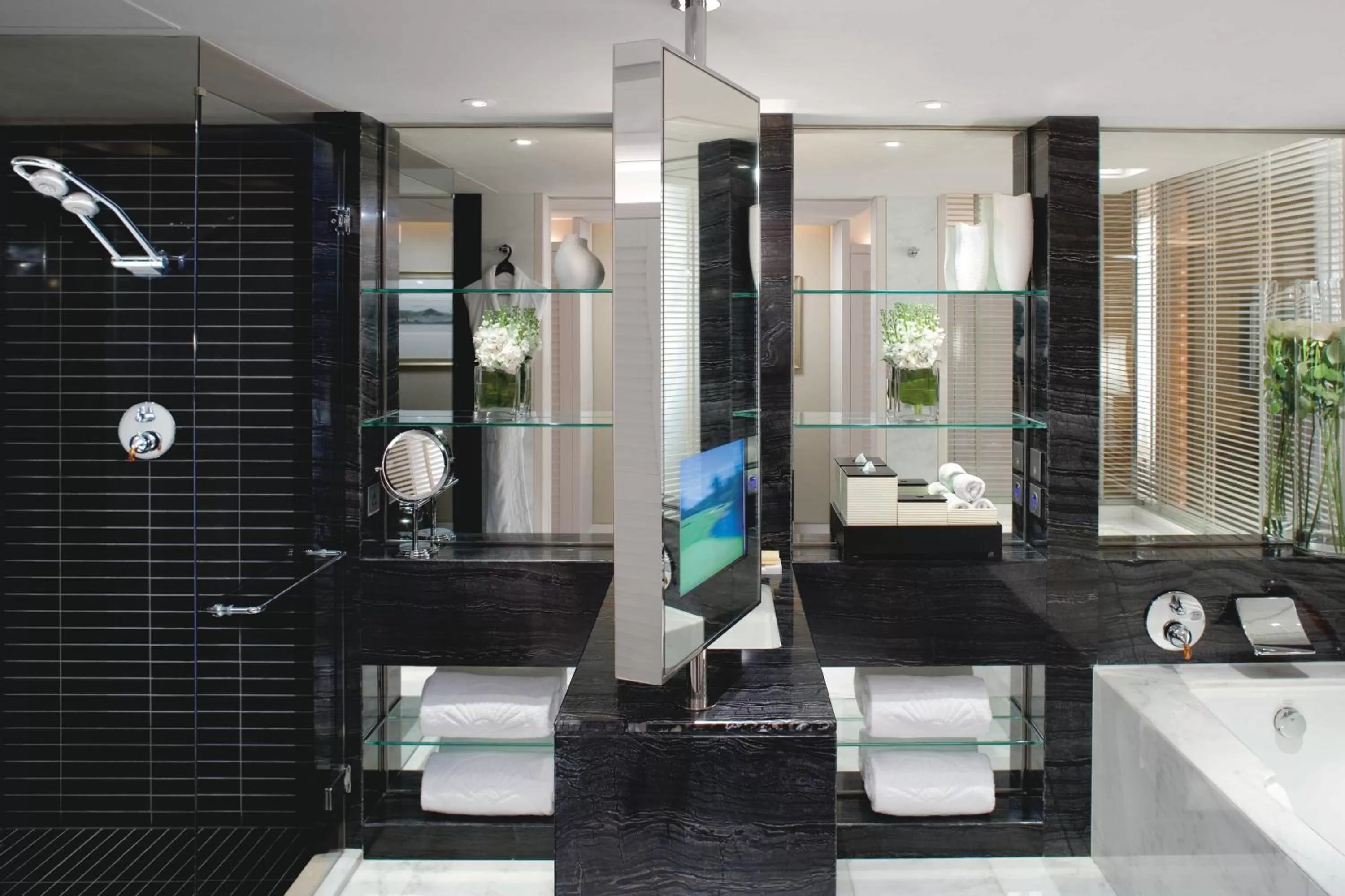 Bathroom in Mandarin Oriental, Hong Kong