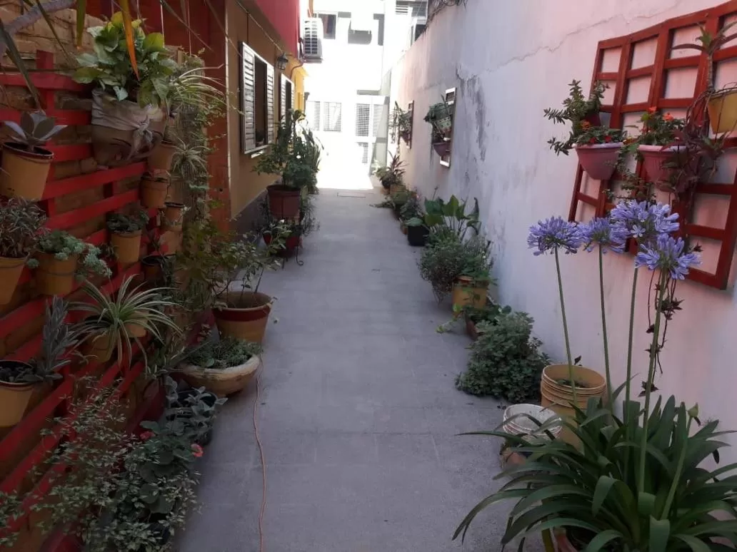 Garden view in La Rojarilla