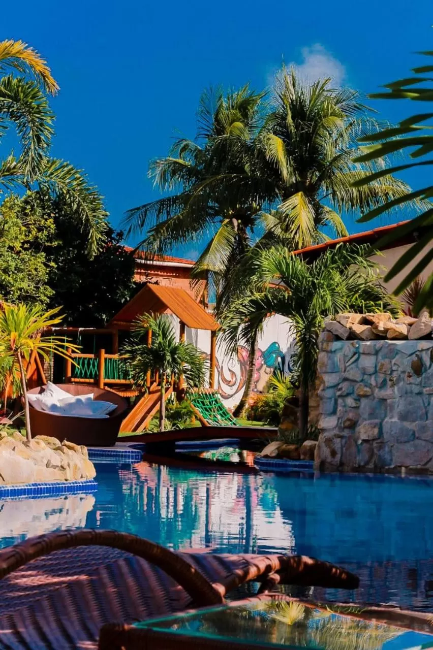 Swimming Pool in Pousada Sol e Mar