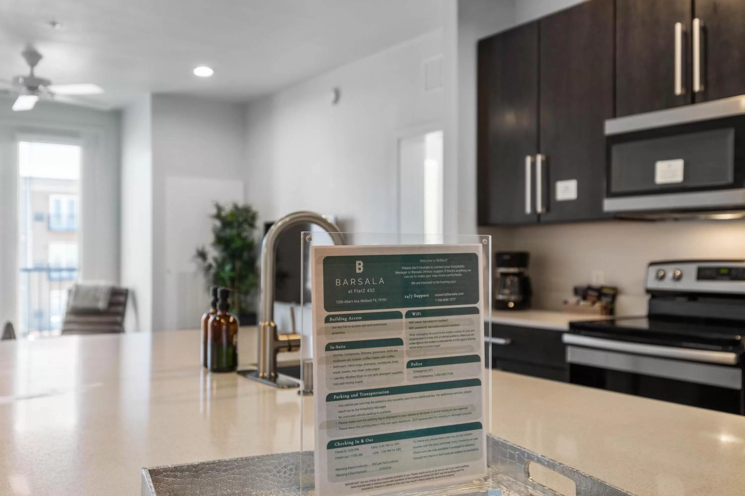 kitchen in Flatz432 Apartments by Barsala