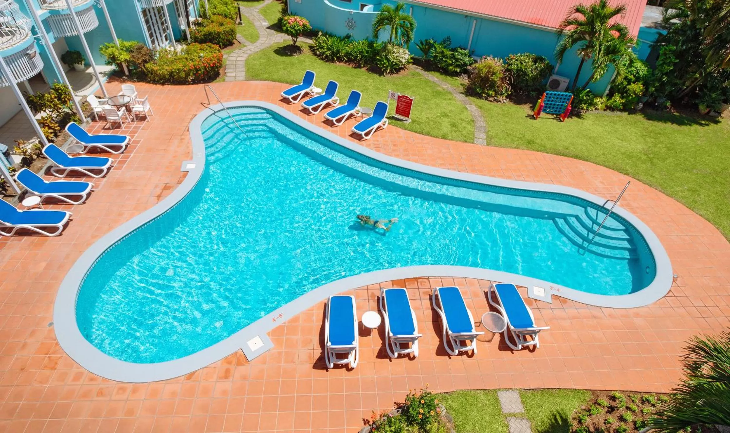 Pool view in Bay Gardens Marina Haven