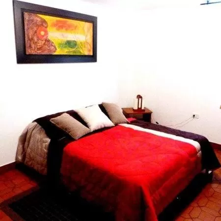 Bed in Hotel Mónaco de Fusa