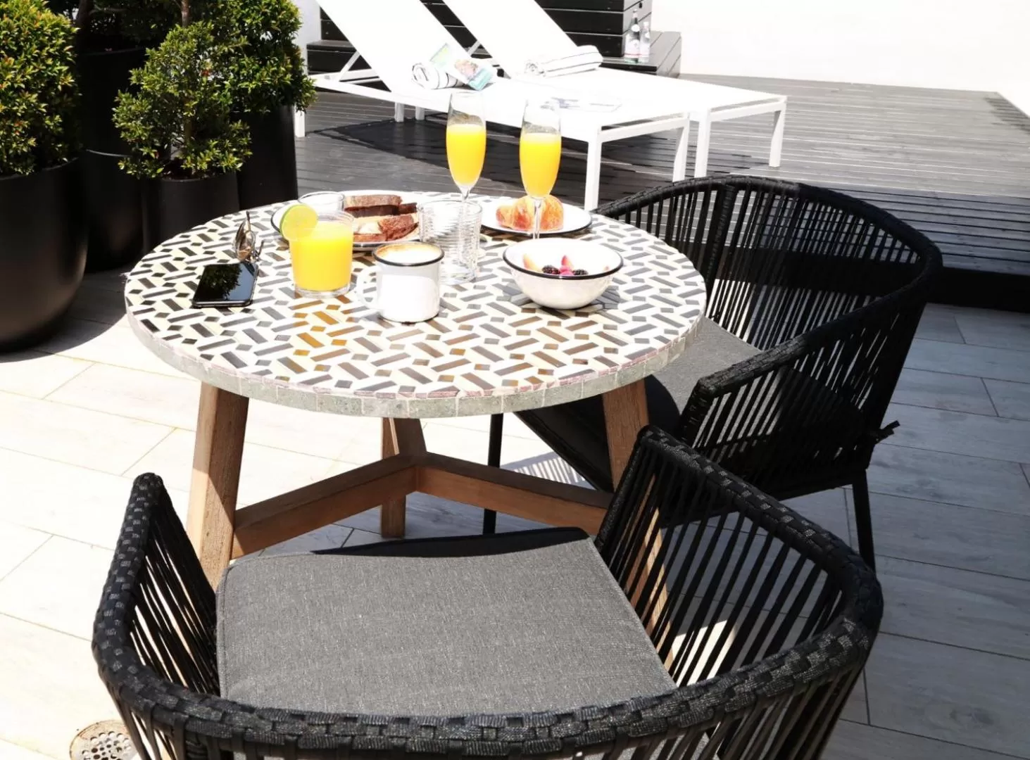 King Room with Terrace in The Meridian Hotel by At Mine Hospitality