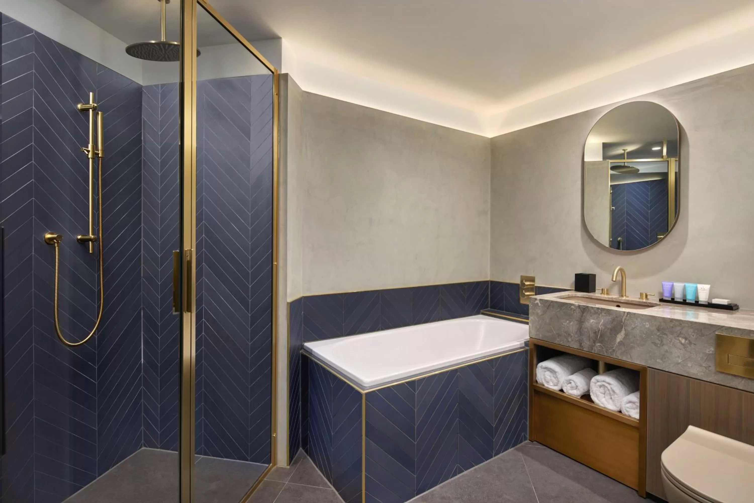 Bathroom in Canopy by Hilton London City