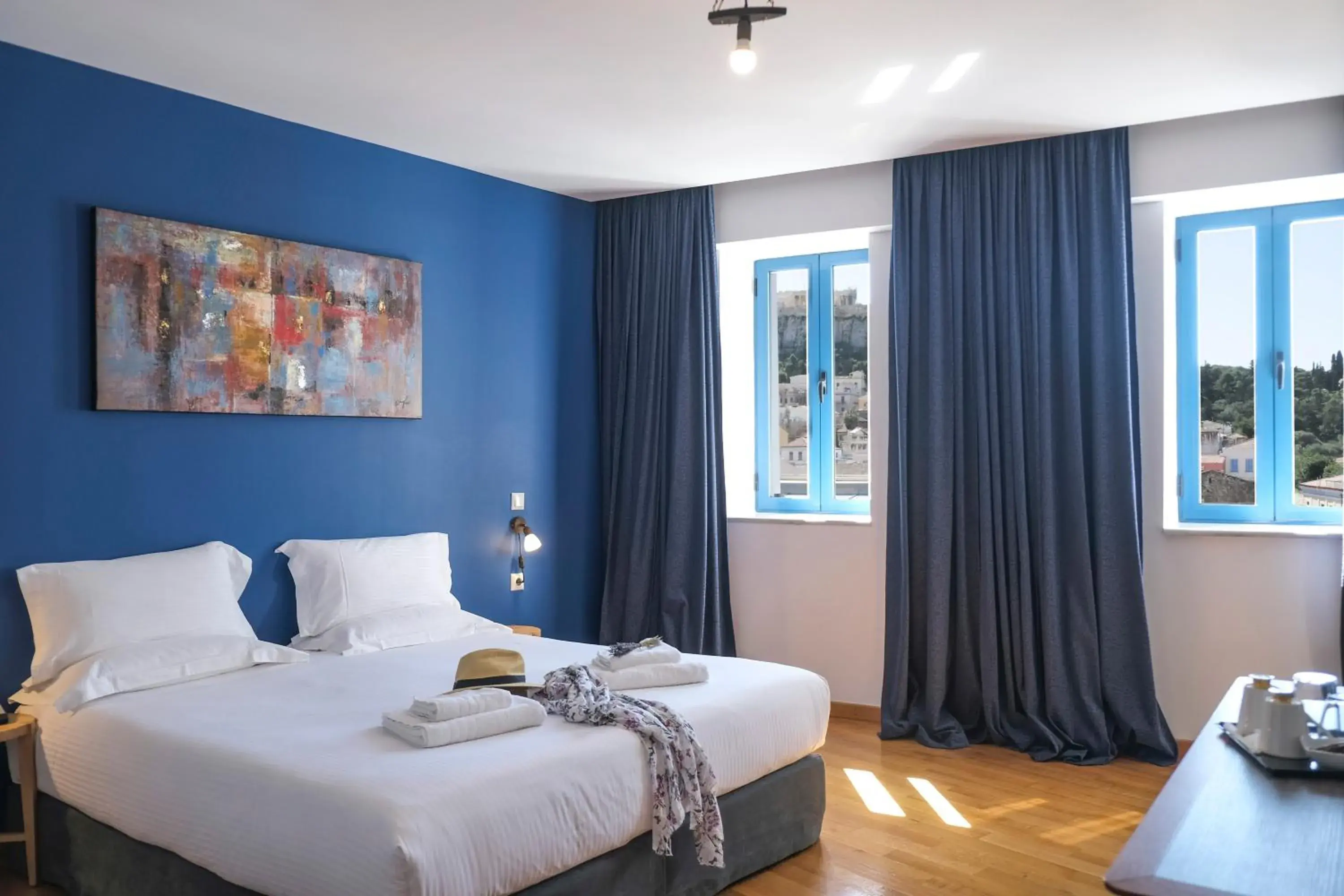 Double or Twin Room with Acropolis View in Lotus Inn Double or Twin Room with Acropolis View in Lotus Inn