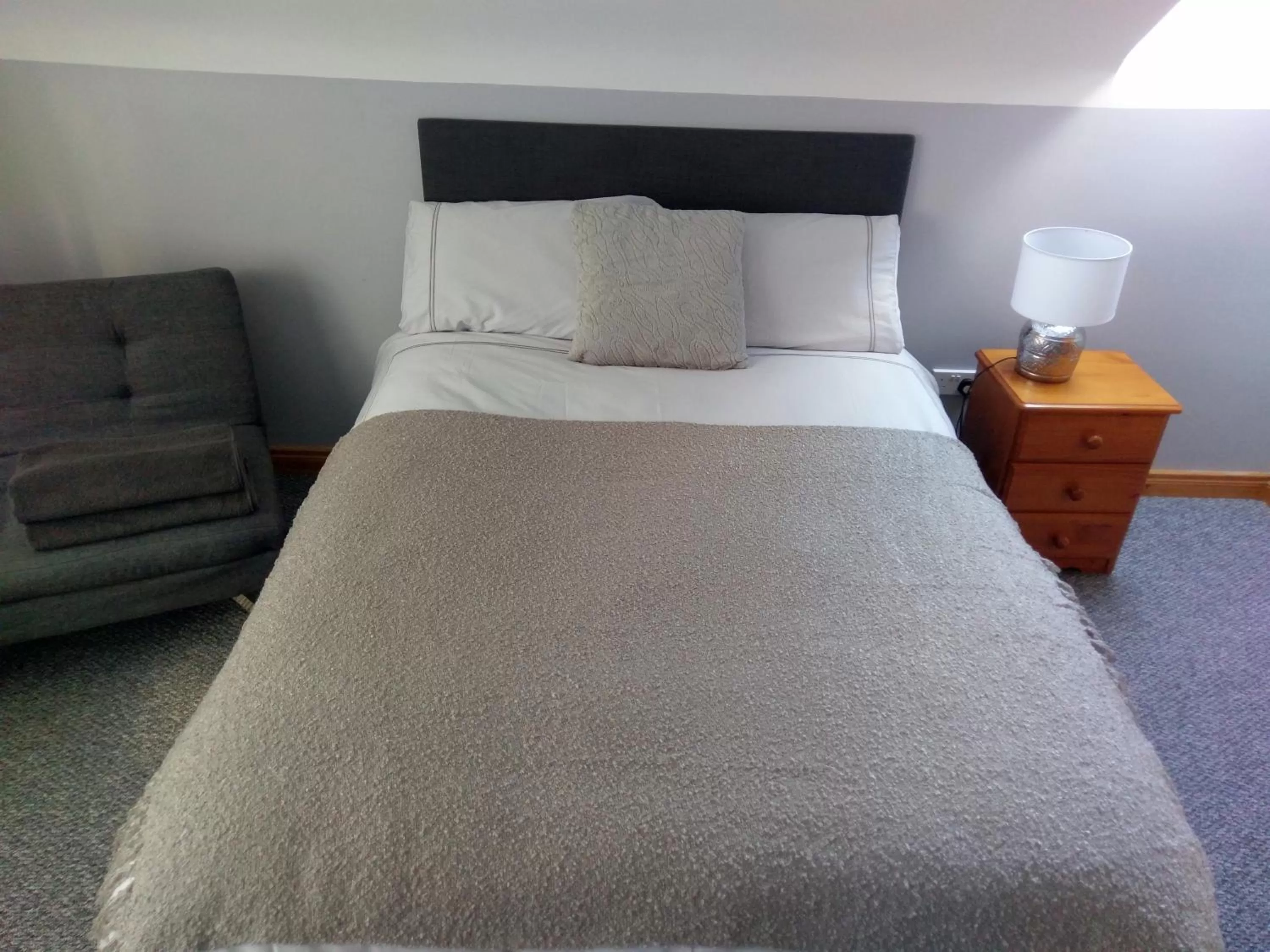 Bed in The Tree-house B&B