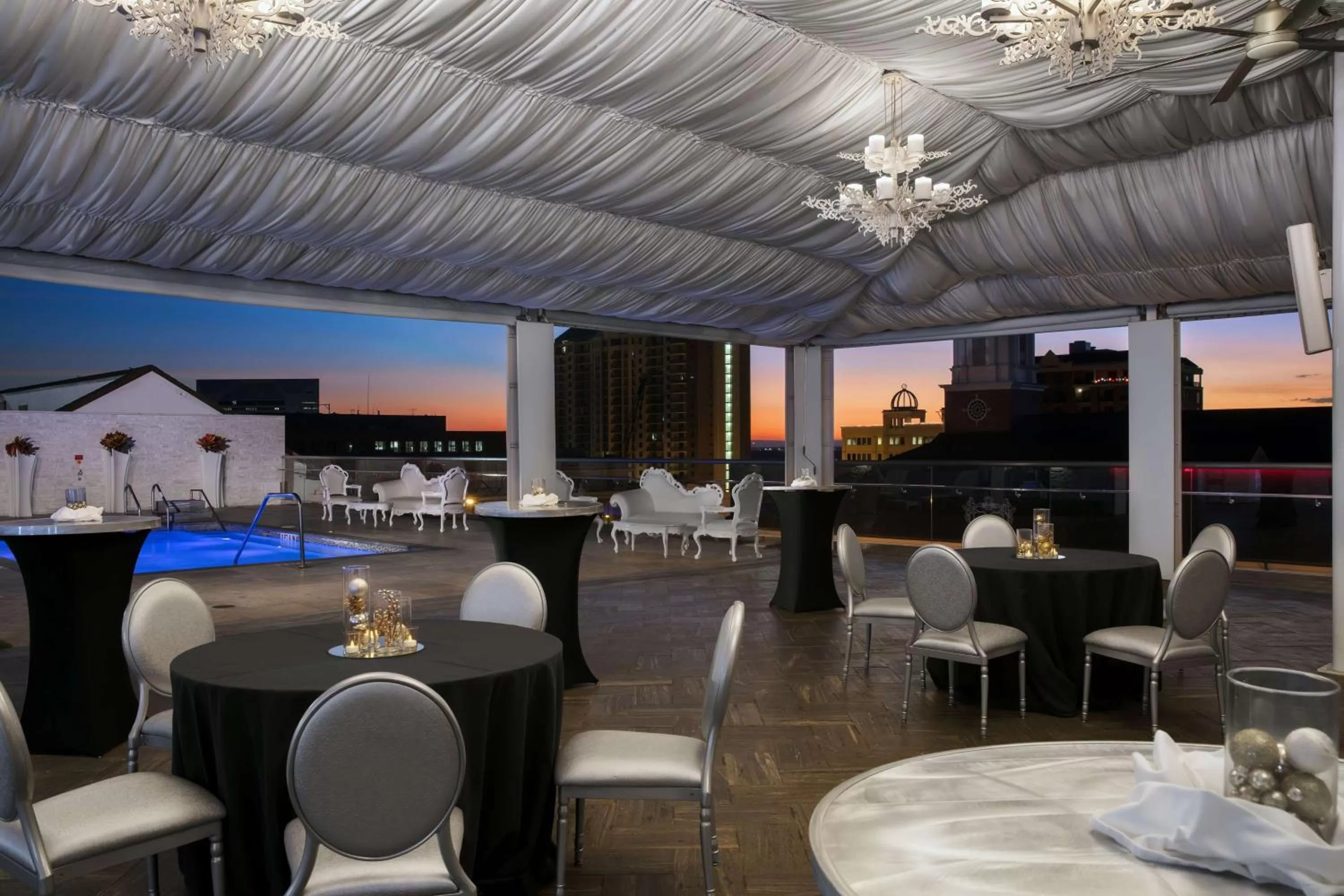 Pool view in DoubleTree by Hilton Hotel Tallahassee