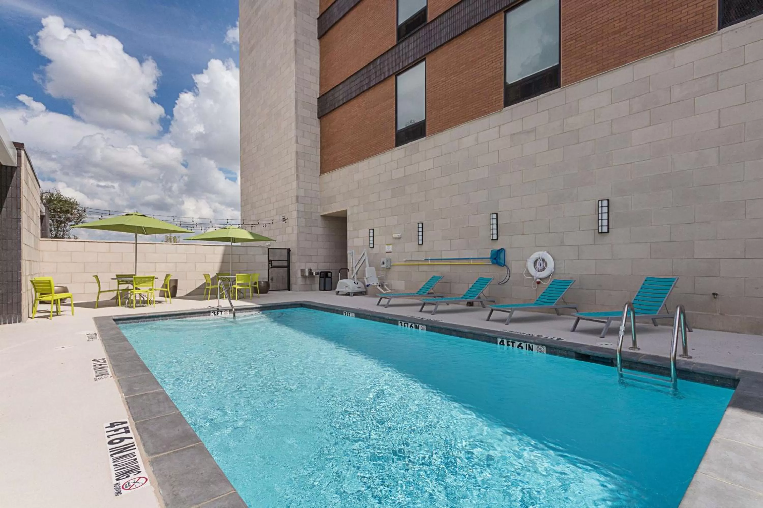 Pool view in Home2 Suites By Hilton Dallas Grand Prairie