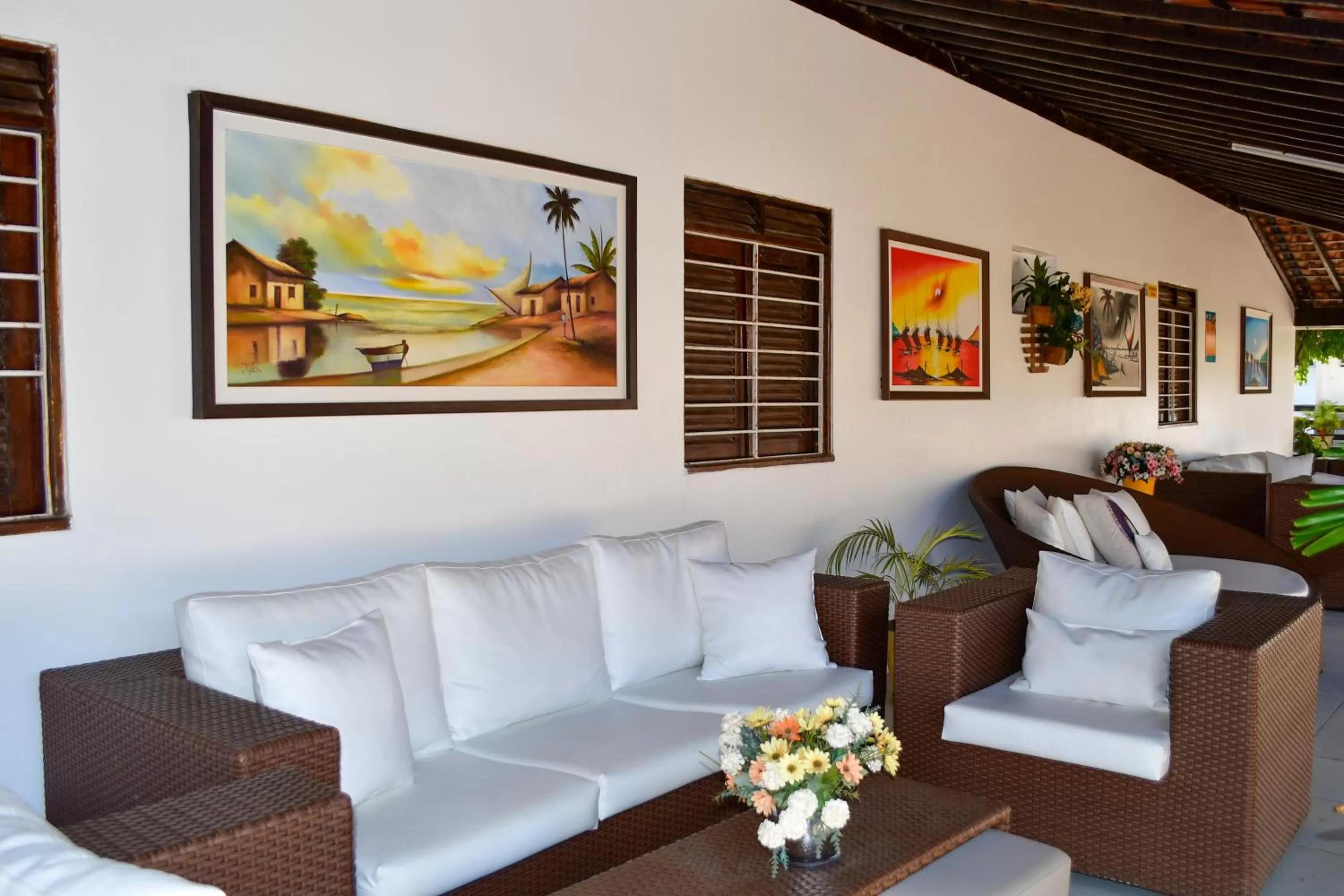 Seating Area in Pousada Sol e Mar