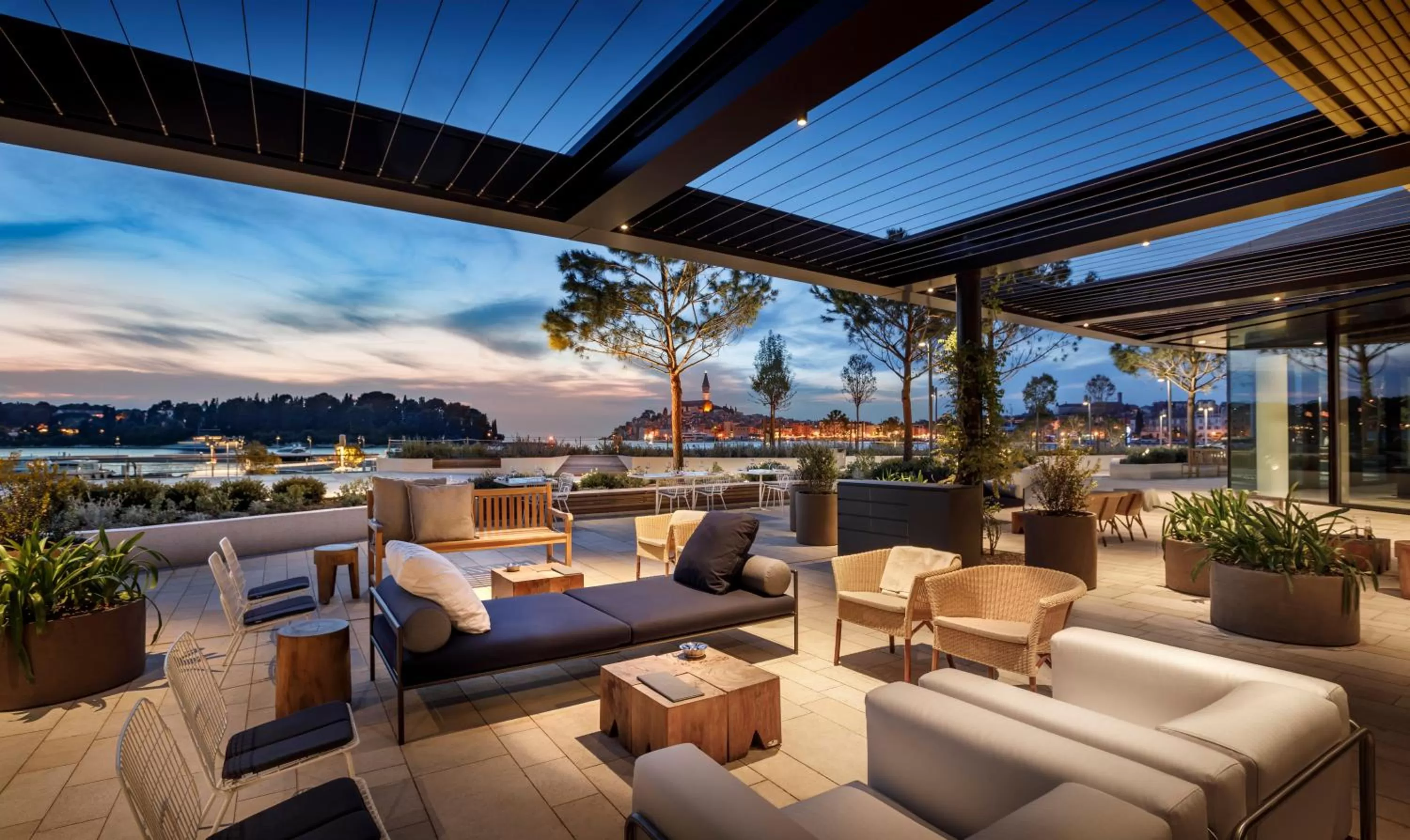 Restaurant/places to eat in Grand Park Hotel Rovinj by Maistra Collection