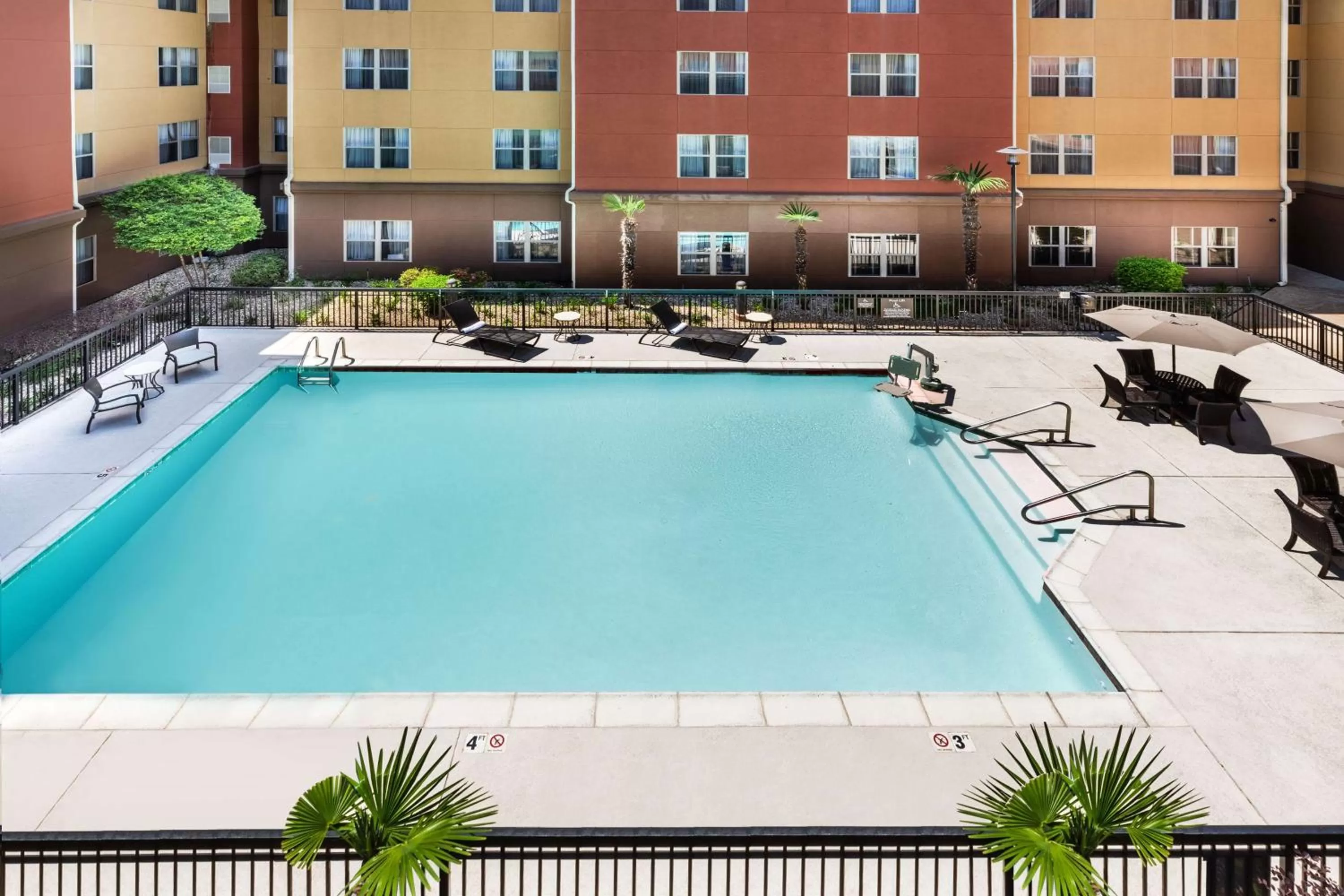 Pool view in Homewood Suites by Hilton Shreveport