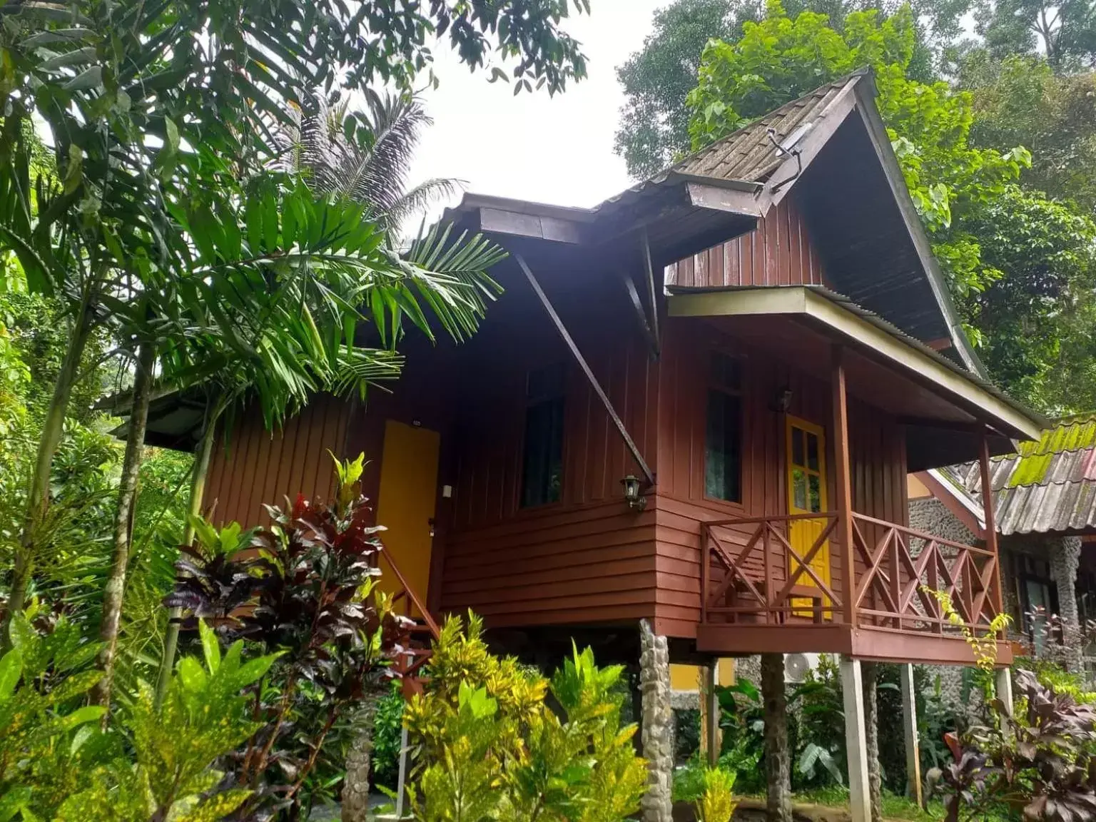 Bungalow with Garden View in Tree Tops River Huts Bungalow with Garden View in Tree Tops River Huts