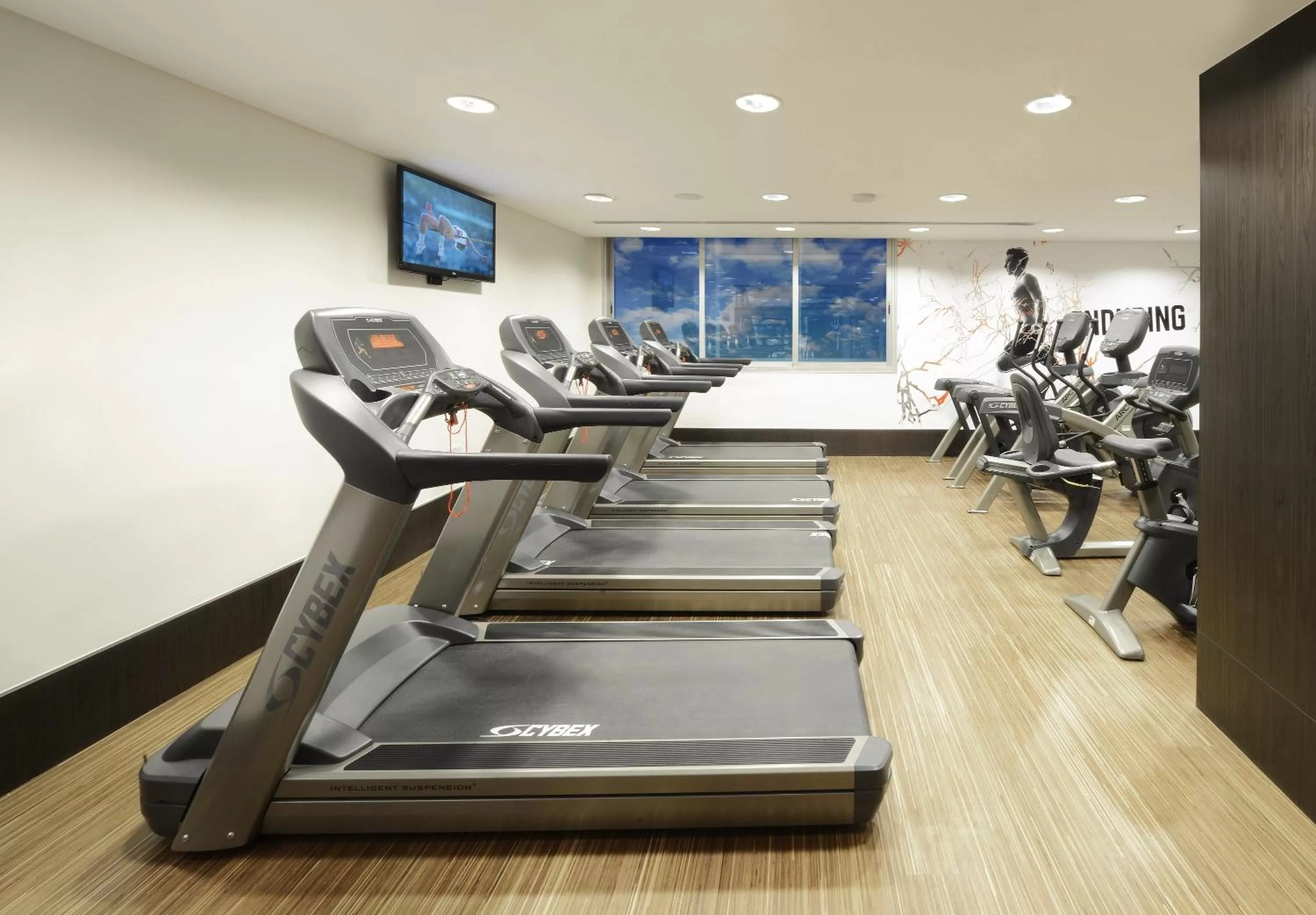 Fitness centre/facilities in The Abdali Boulevard Hotel