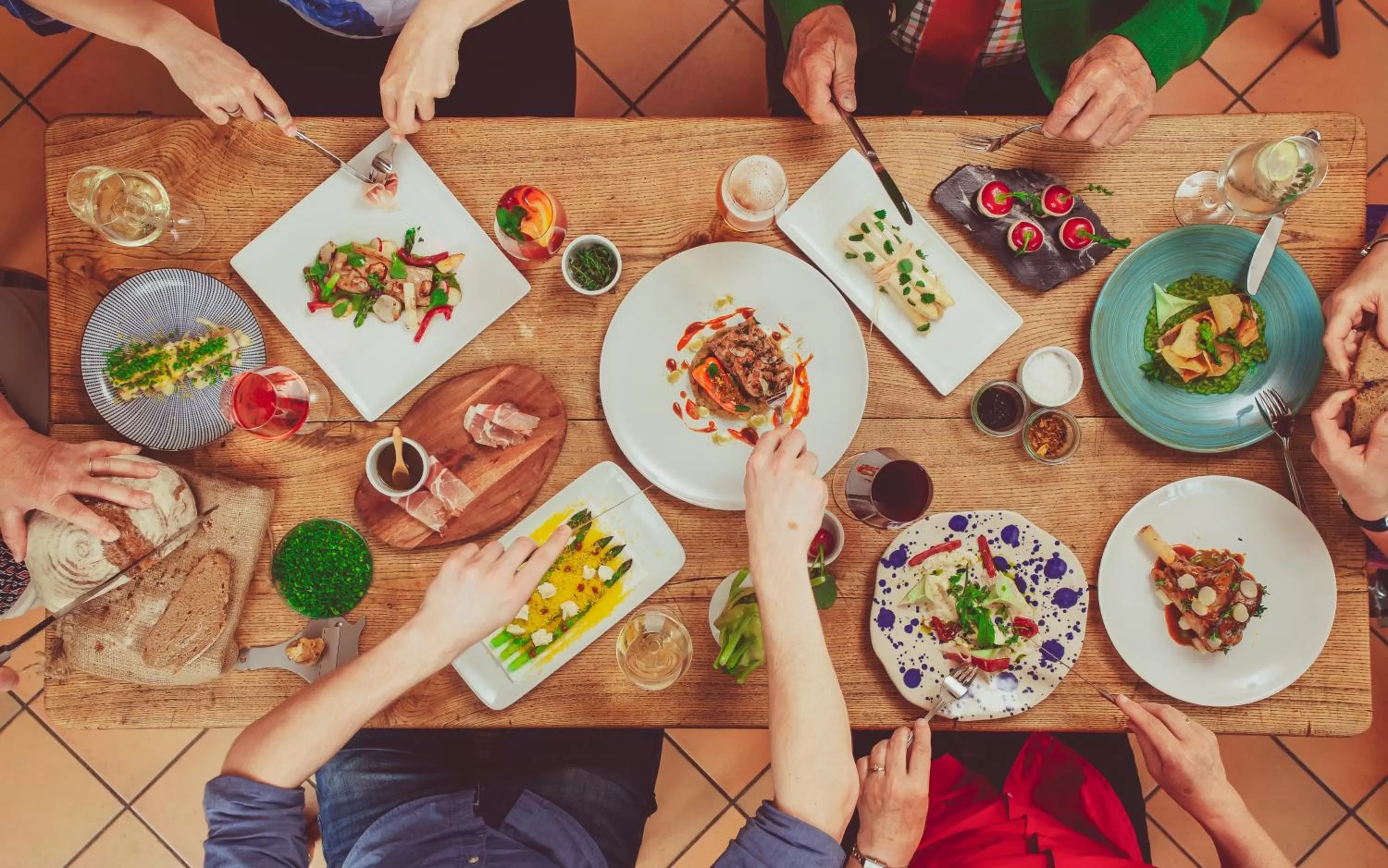 Food and drinks in Hueber der Wirt