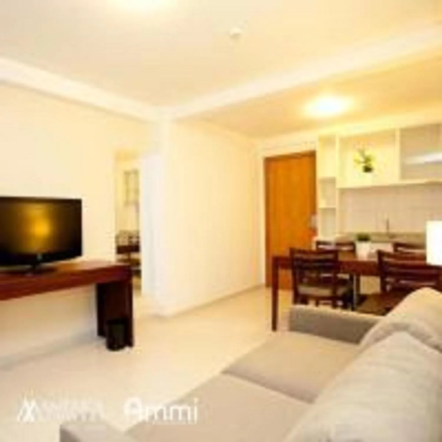 Seating area in America Towers Hotel