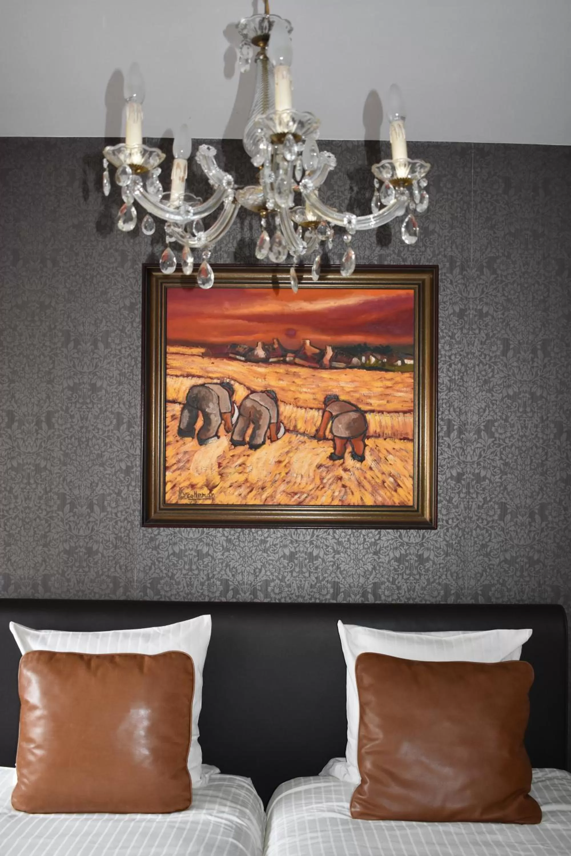 Bedroom, Seating Area in B&B Pastorie van Merkem