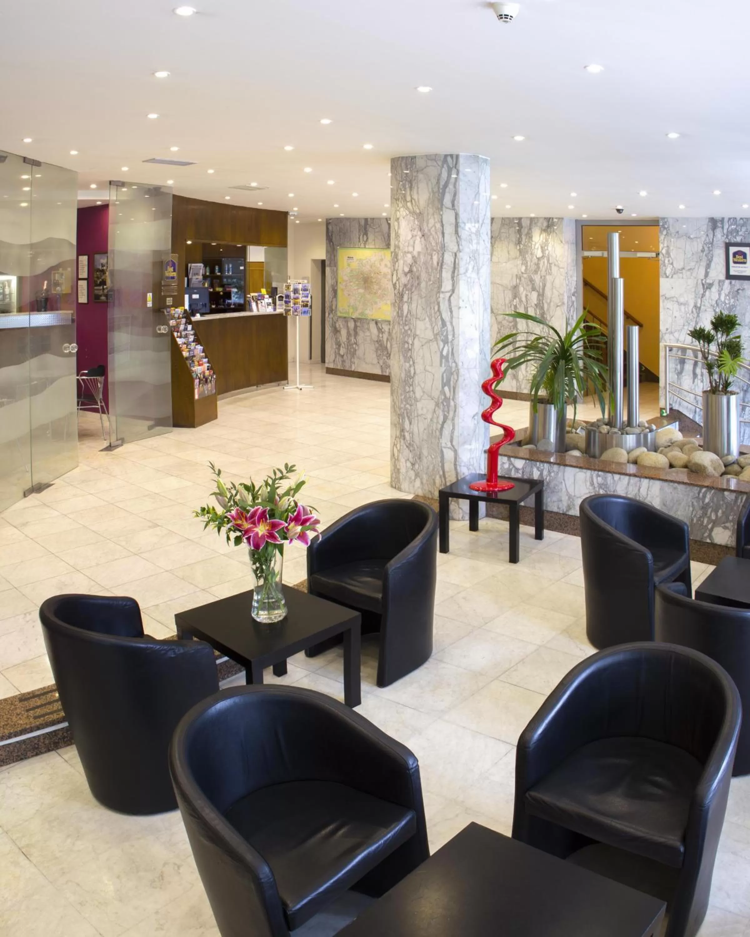 Lobby or reception in Luxury Family Hotel Bílá Labuť