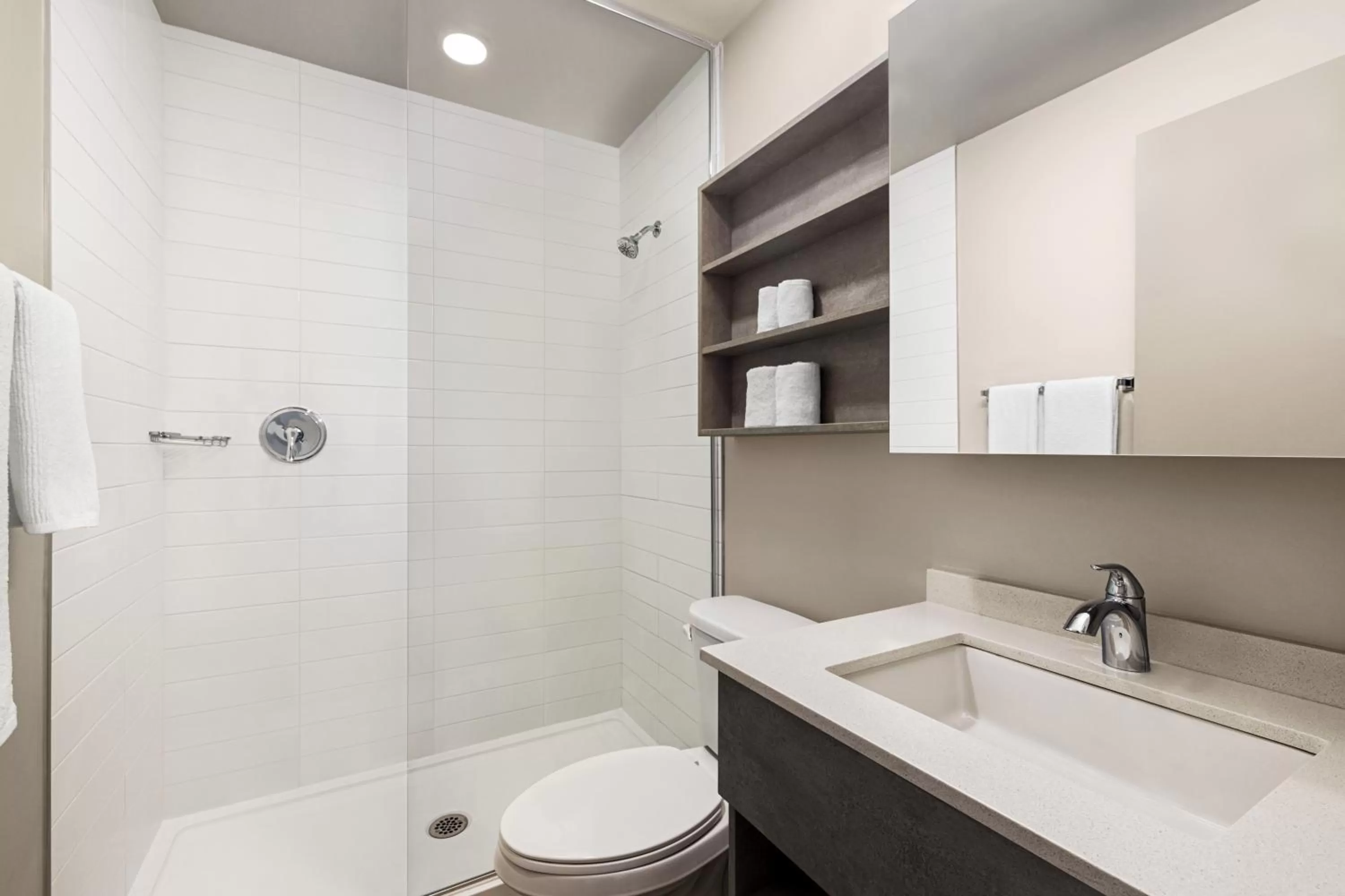 Shower in Microtel Inn & Suites Dorval QC