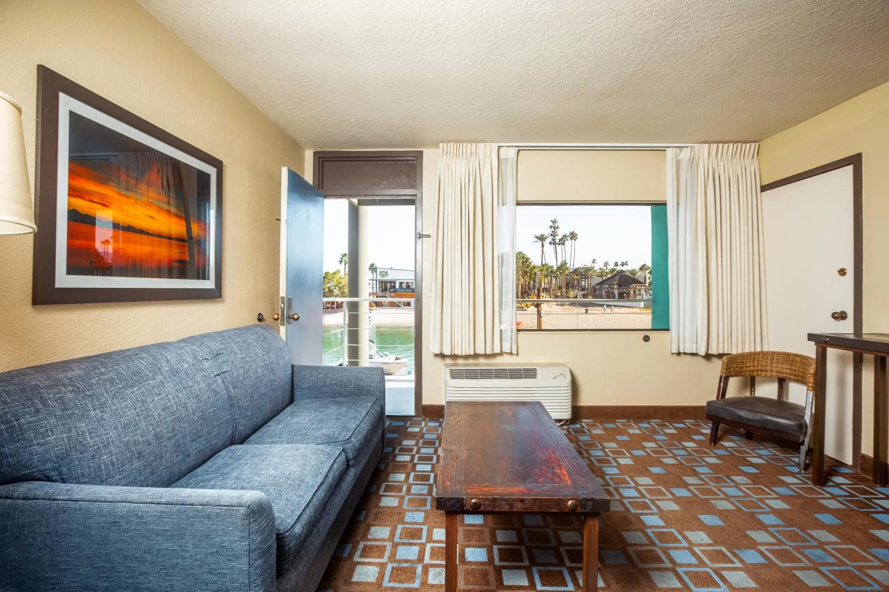 Living room in The Nautical Beachfront Resort