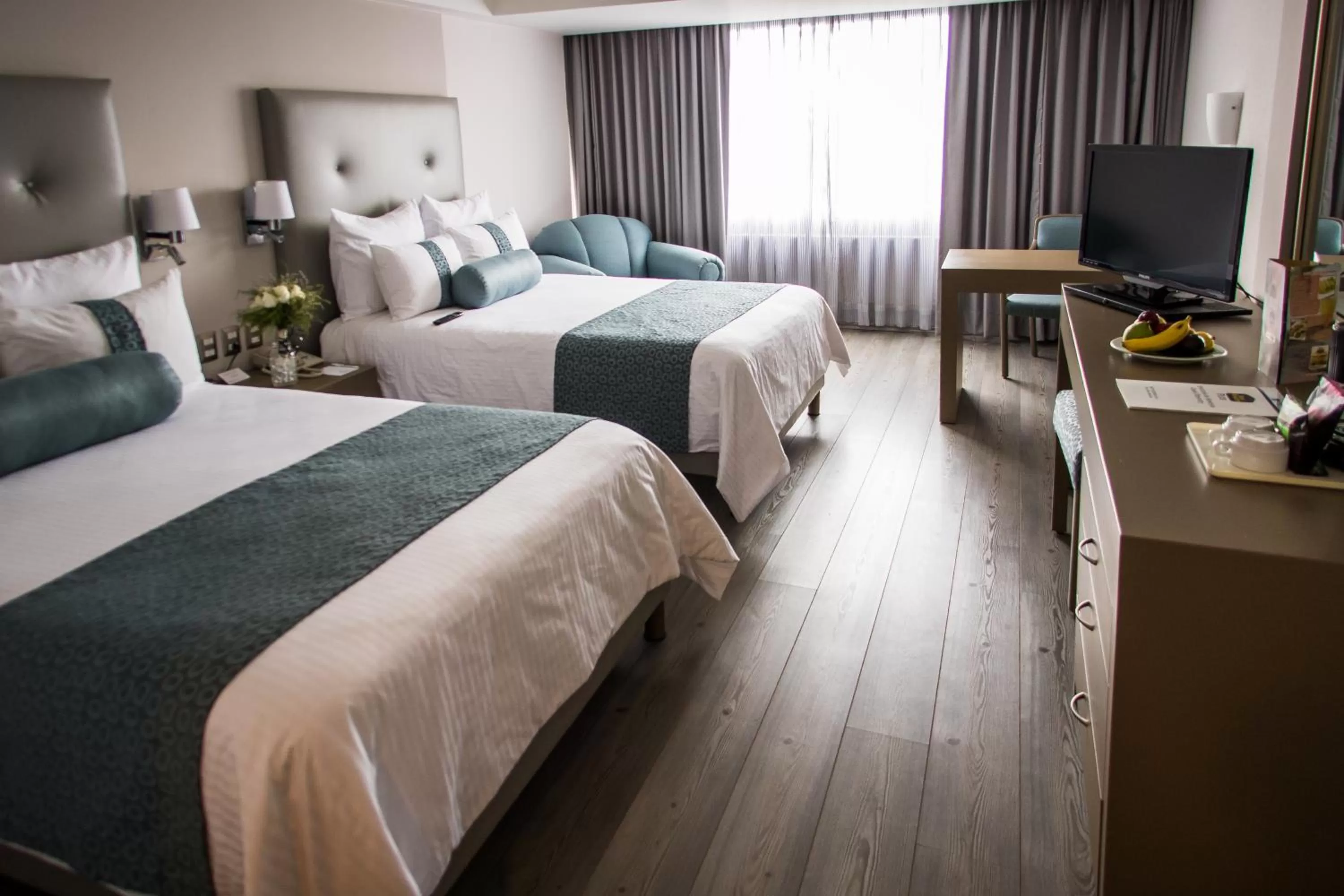 Bed in Grand Cantalagua Hotel Morelia, BW Signature Collection