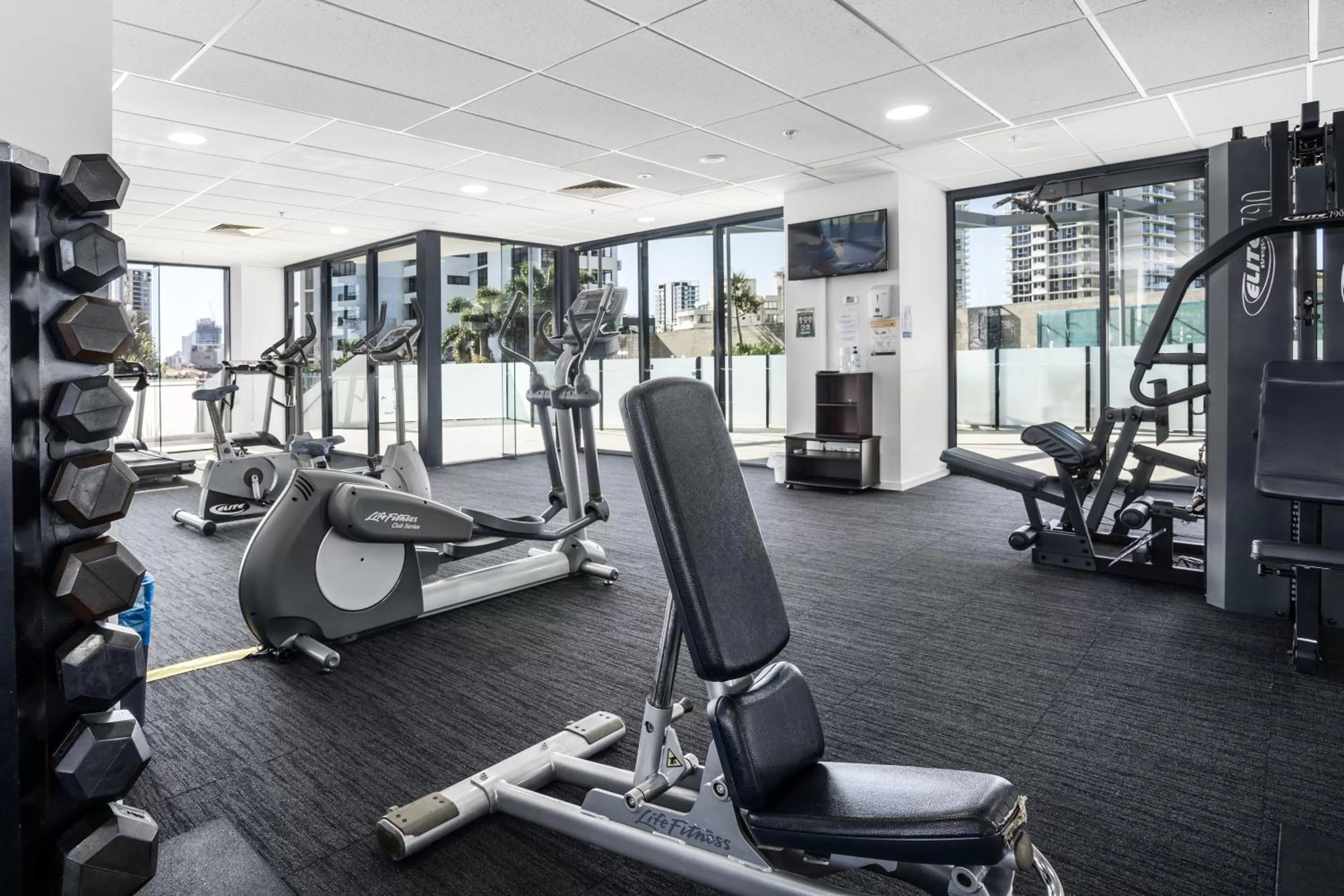 Fitness centre/facilities in The Wave Resort