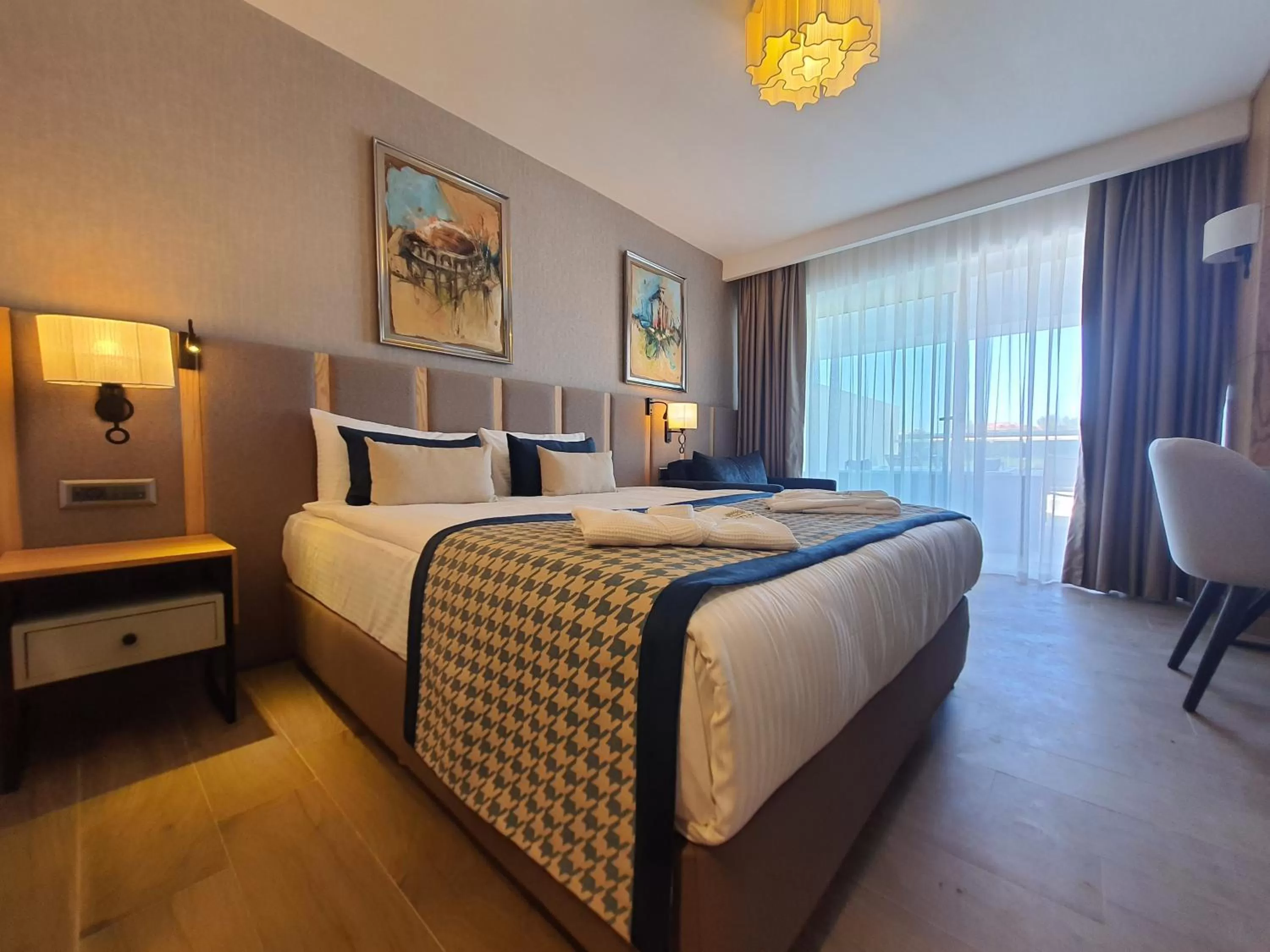 Bed in Sunthalia Hotels & Resorts Ultra All Inclusive Adults Only Party Hotel