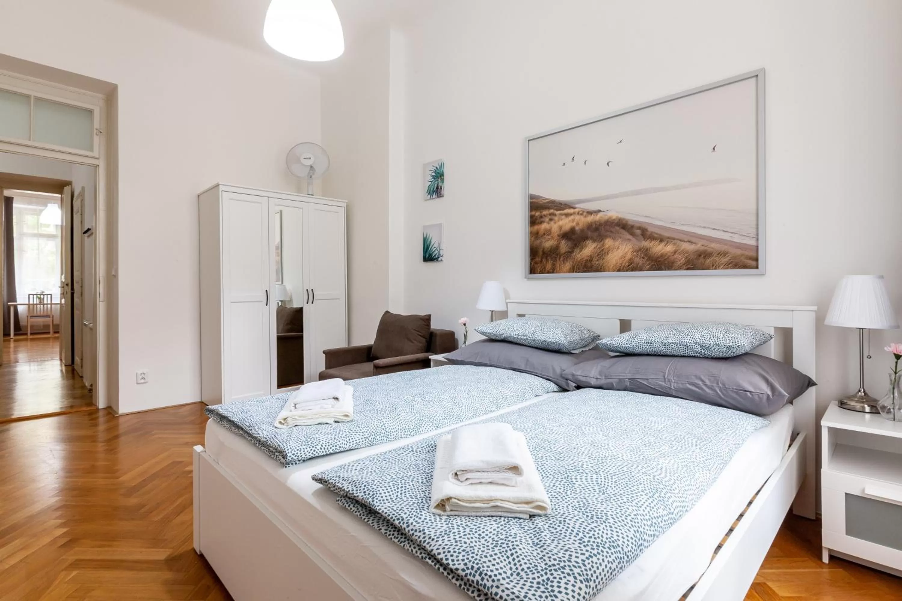 Bed in City Castle Aparthotel