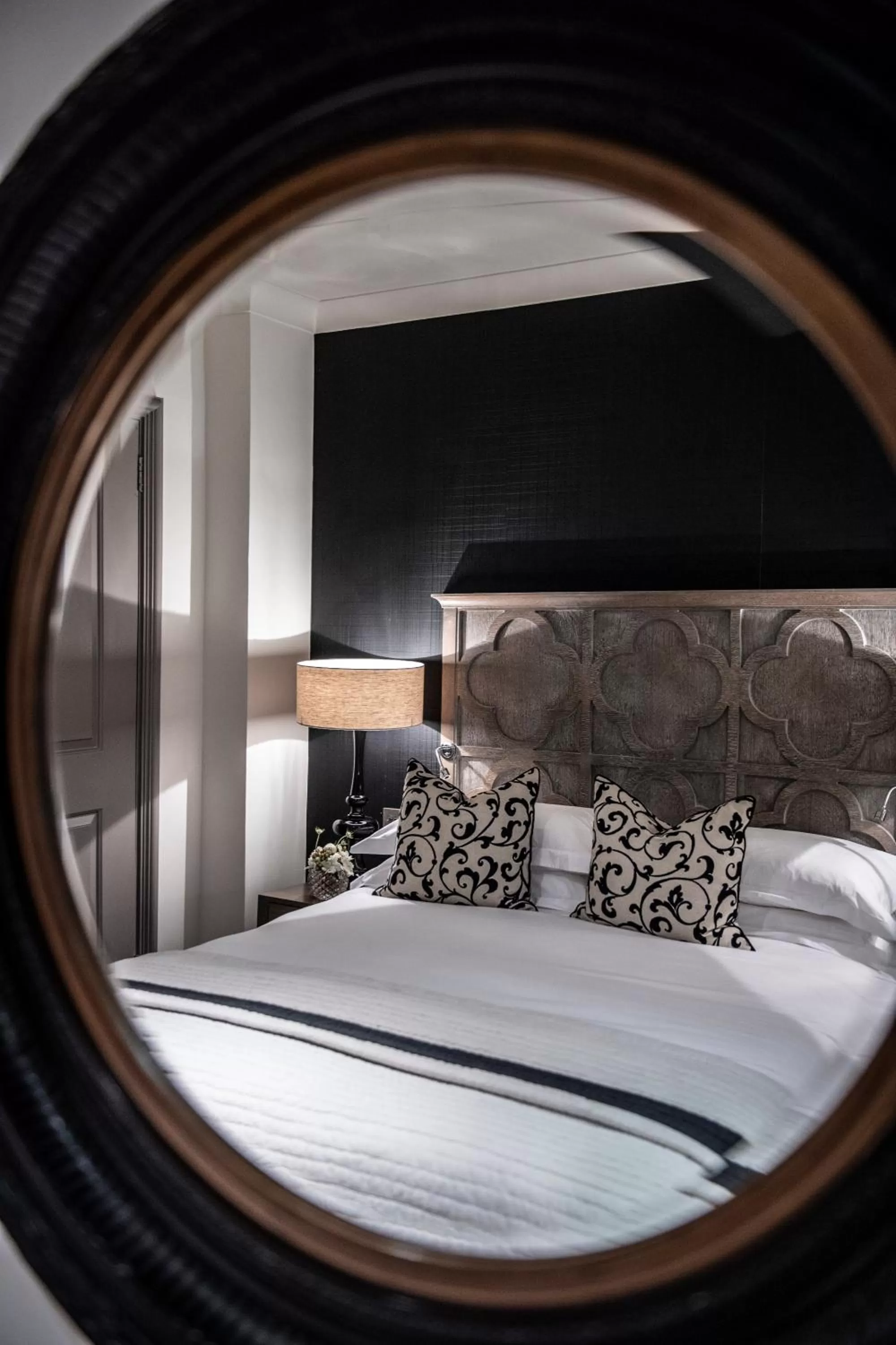 Decorative detail, Bed in The Bloomsbury Hotel
