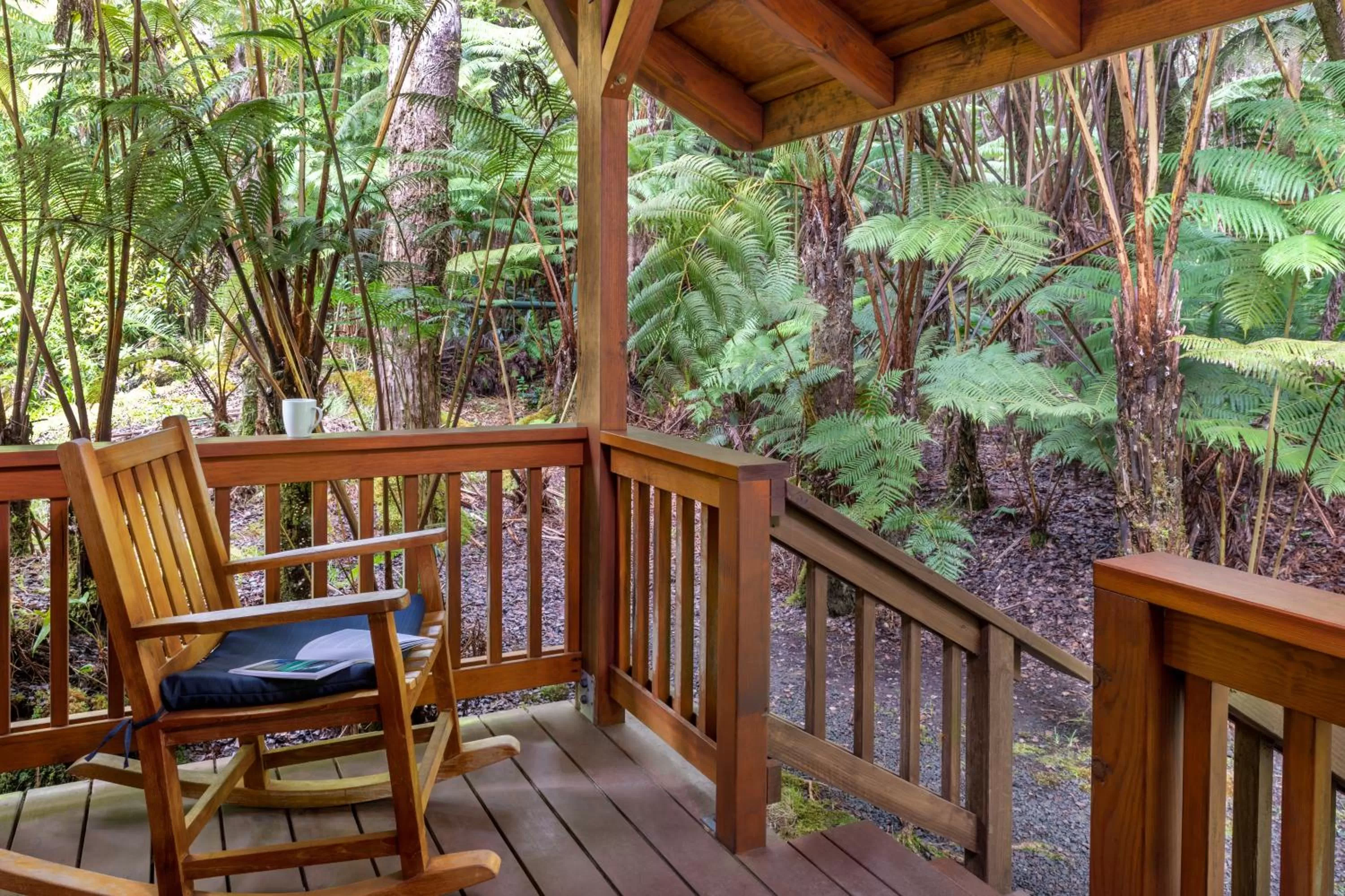 Balcony/Terrace in Volcano Village Lodge