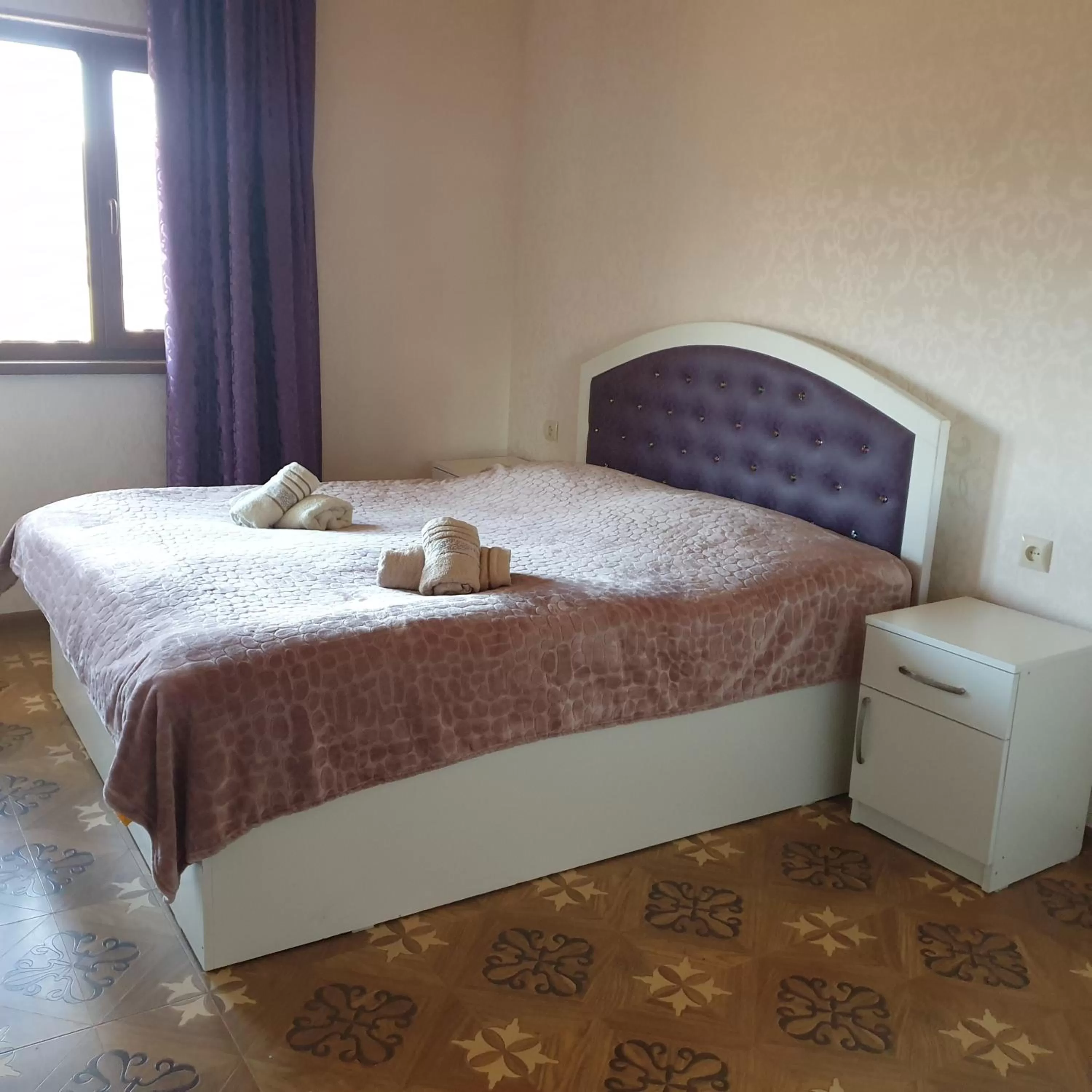 Bed in Tatev Shinuhayr Hotel'