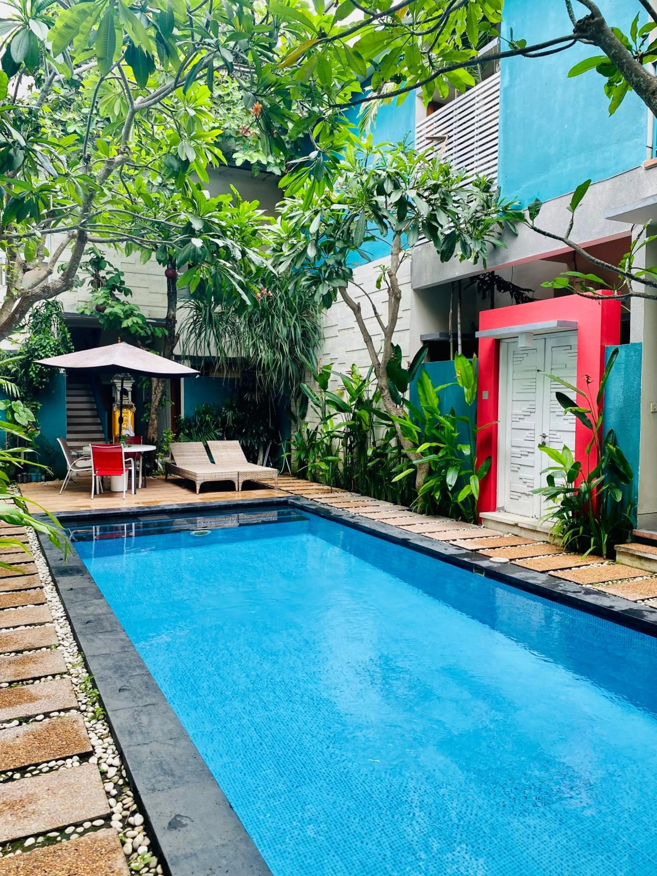 Swimming pool in The Green Zhurga Suite Seminyak