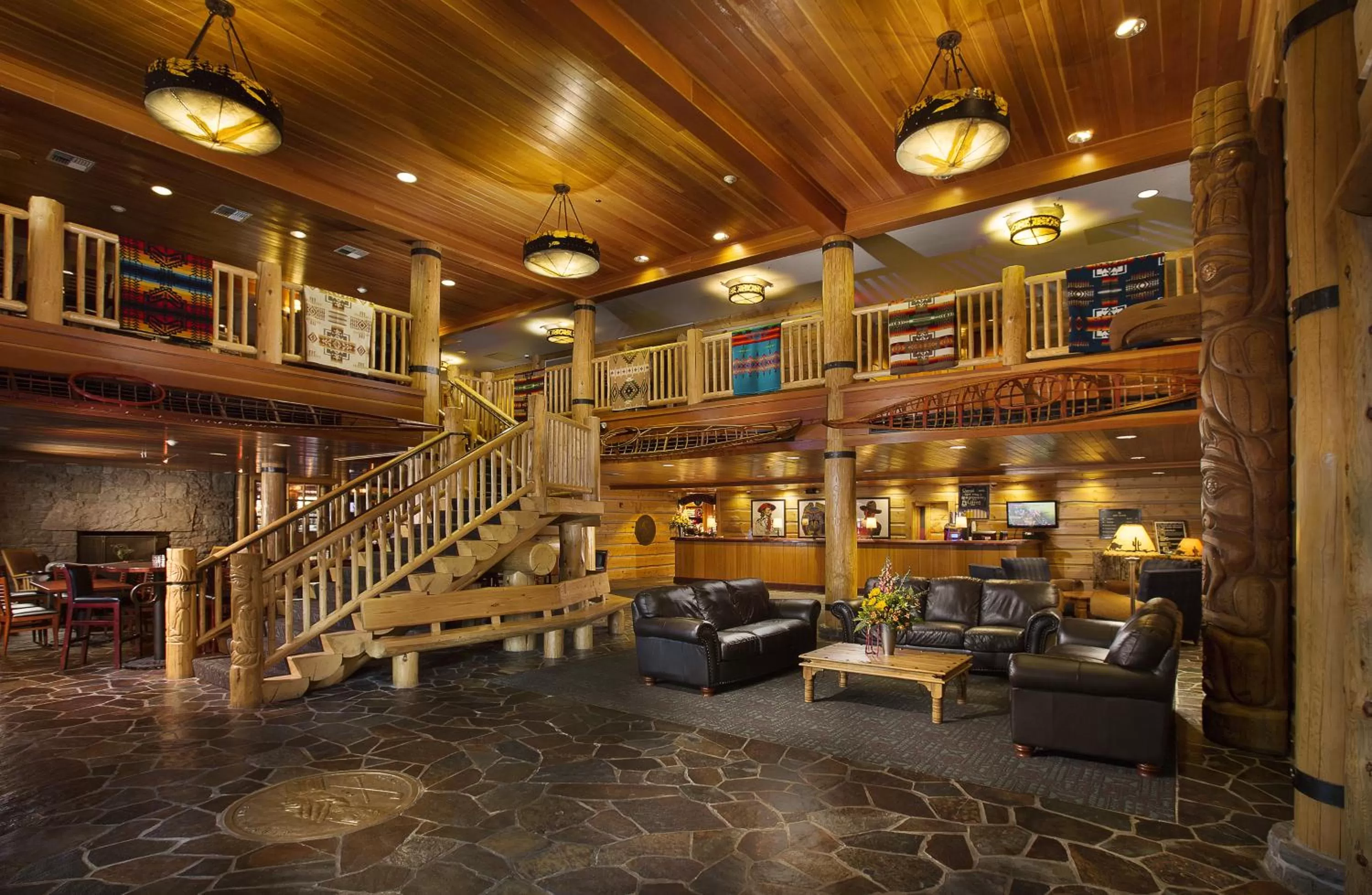 Lobby or reception in Heathman Lodge