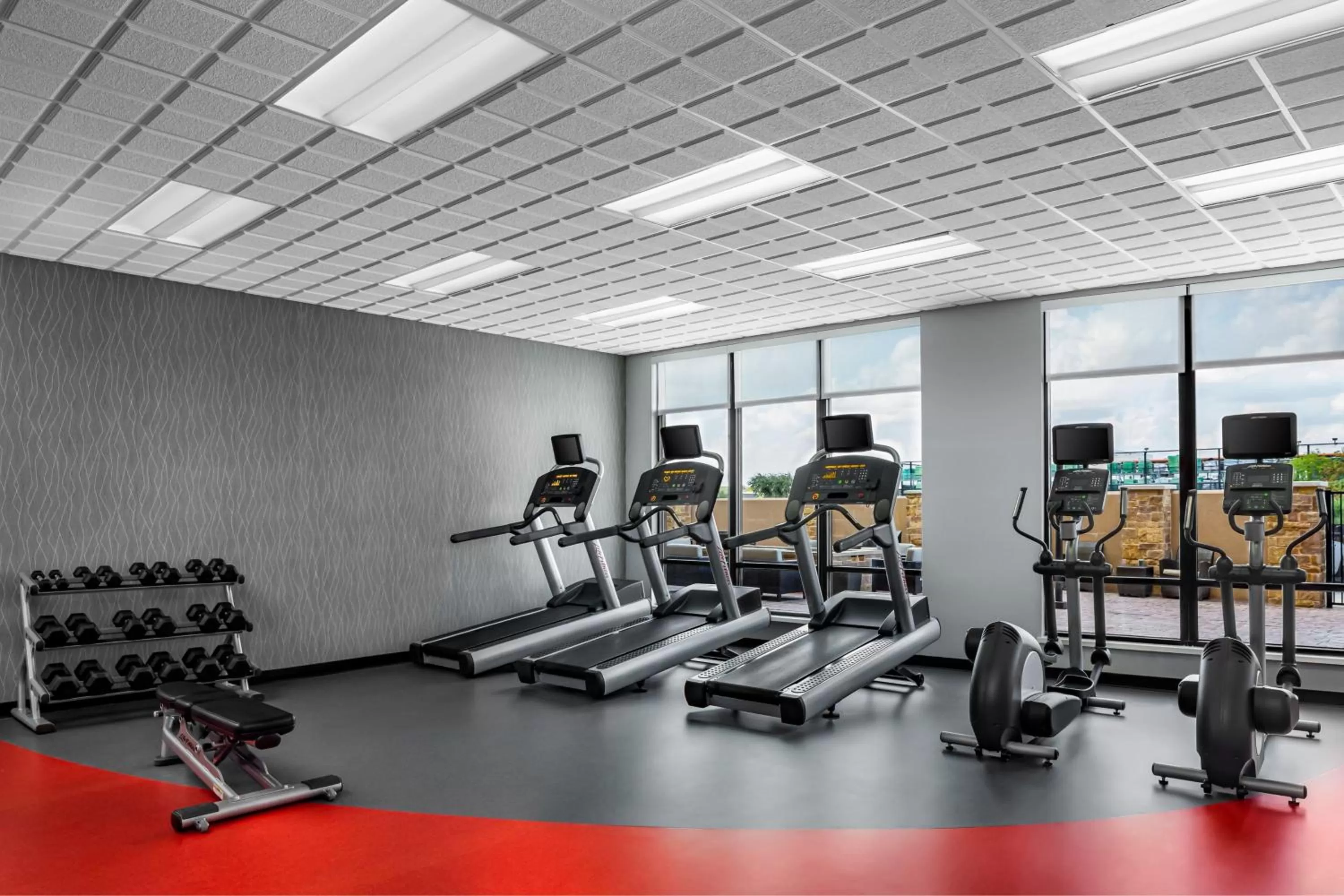 Fitness centre/facilities in Courtyard by Marriott San Angelo