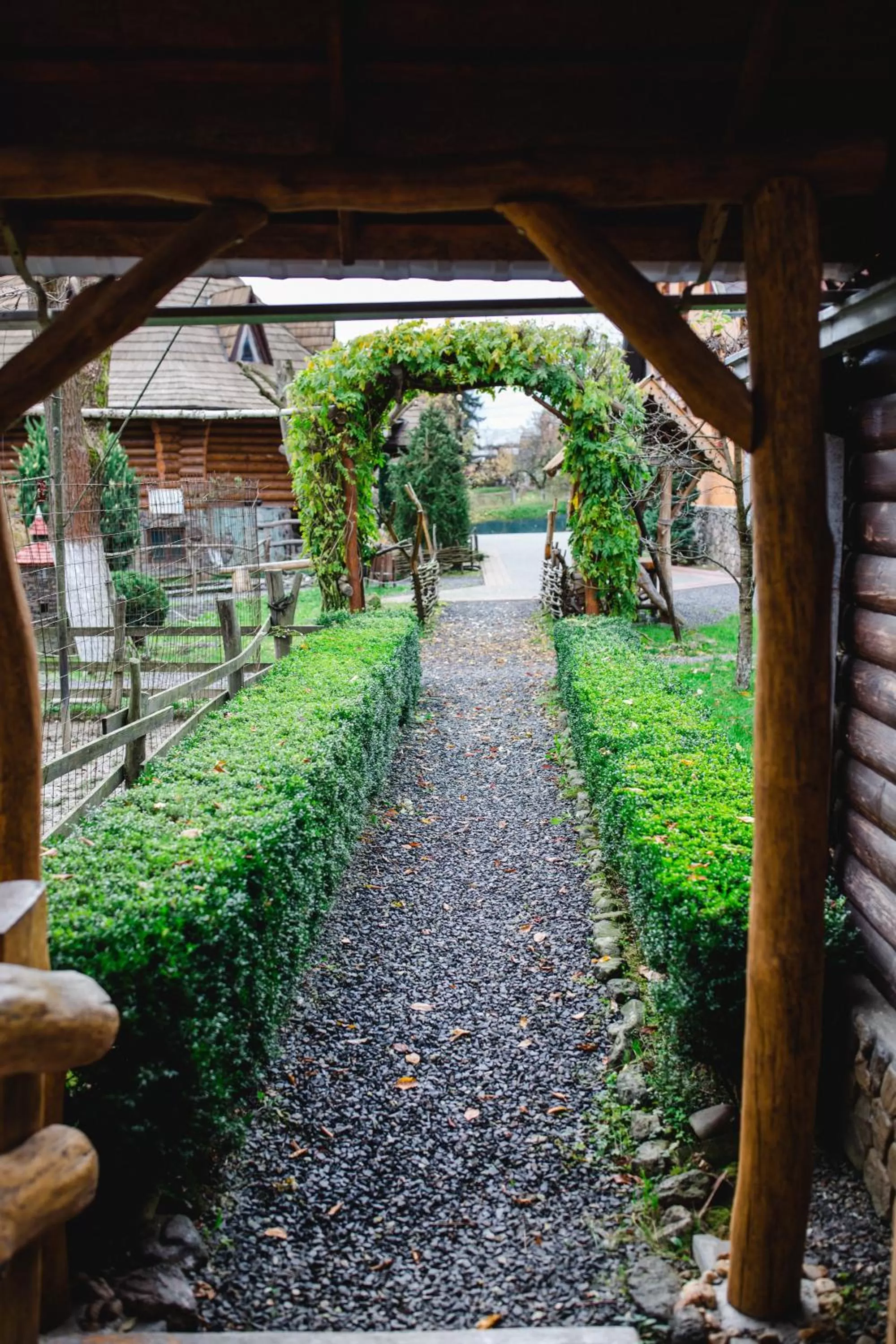 Day, Garden in Kolyba Opryshkiv