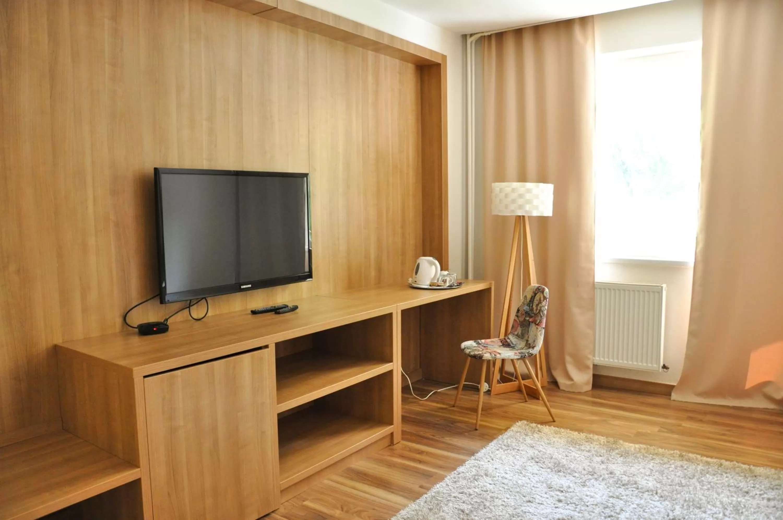 TV and multimedia, TV/Entertainment Center in Hotel Garni
