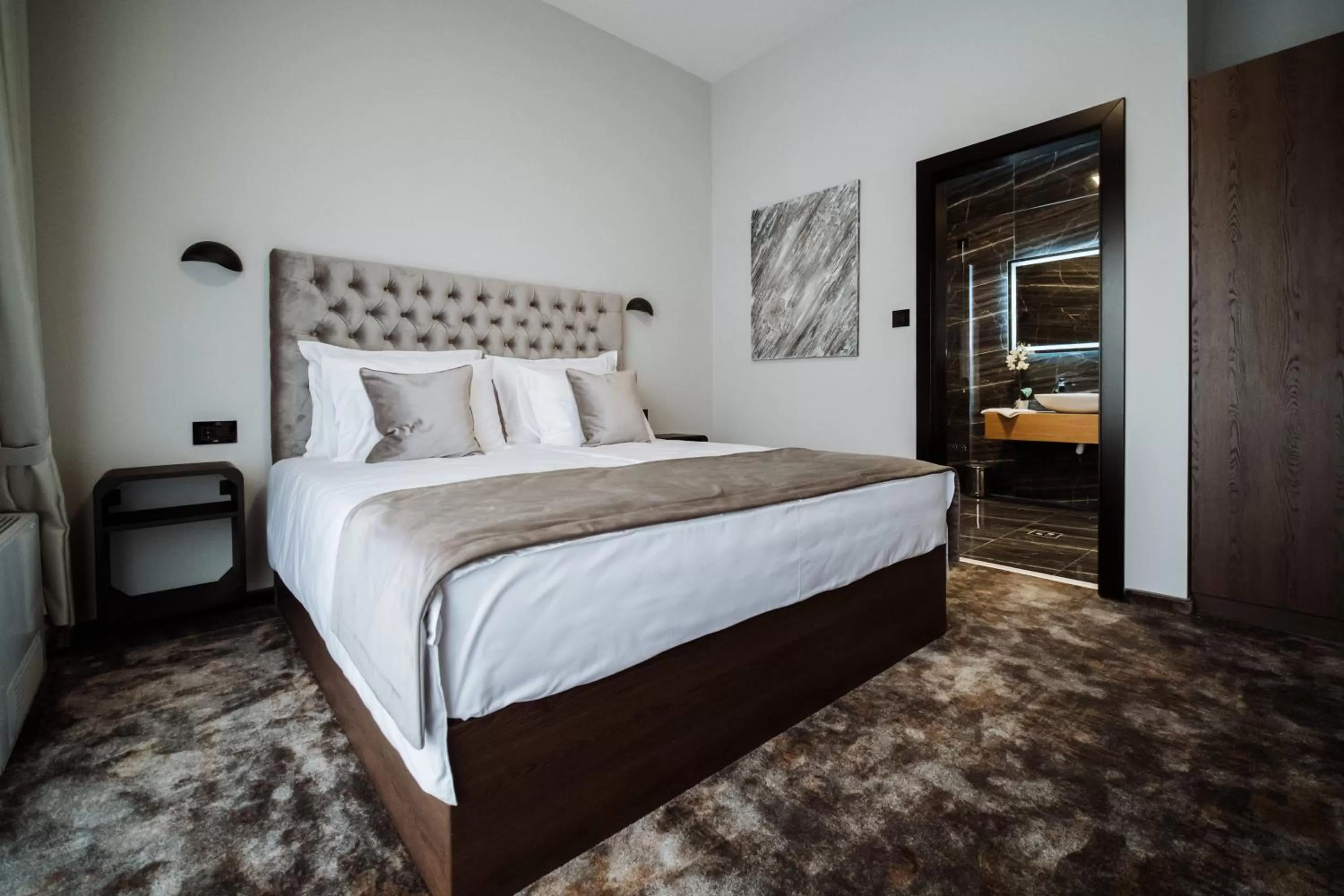 Bedroom, Bed in Hotel Barcode Wellness & Spa