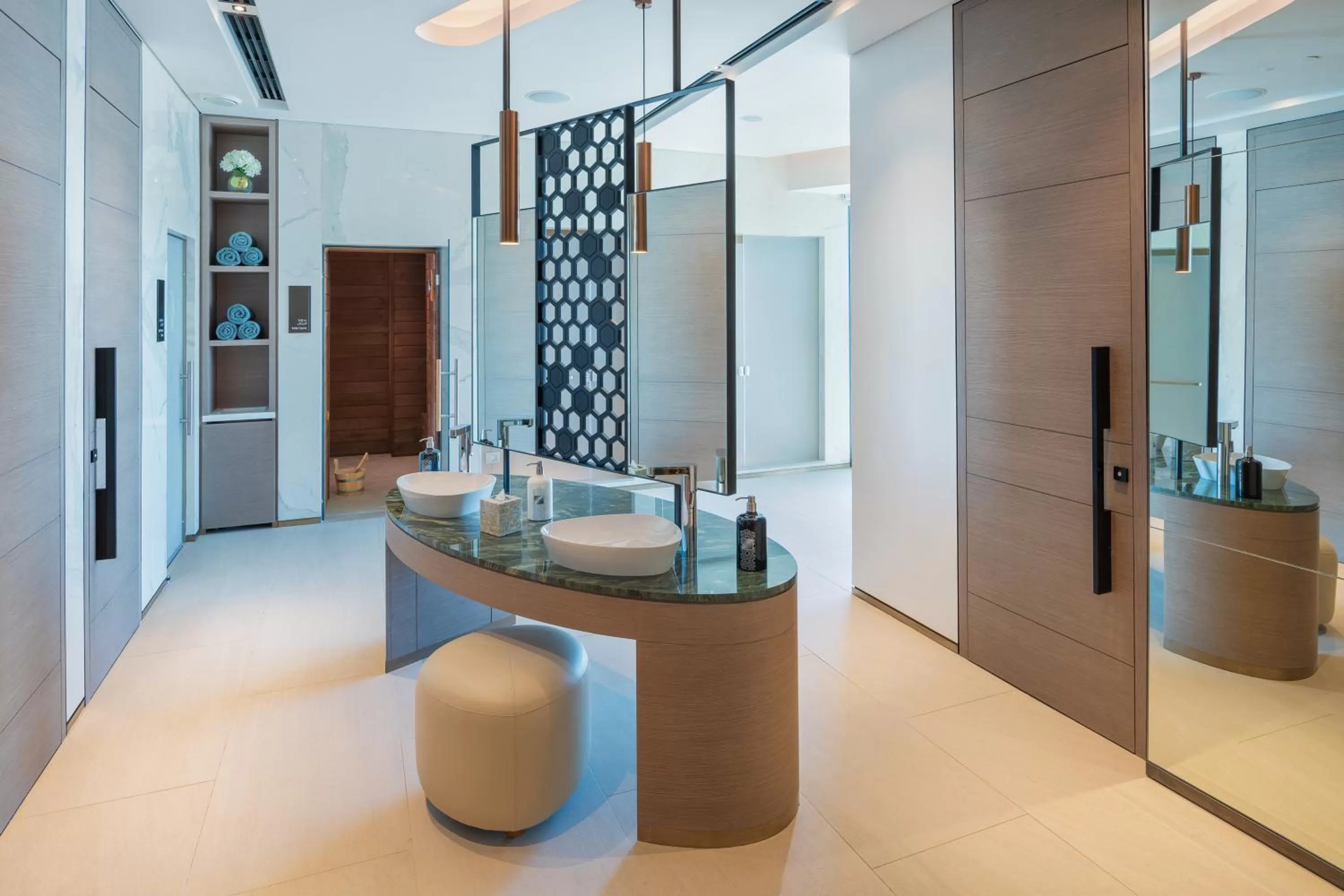 Sauna in Address Beach Resort