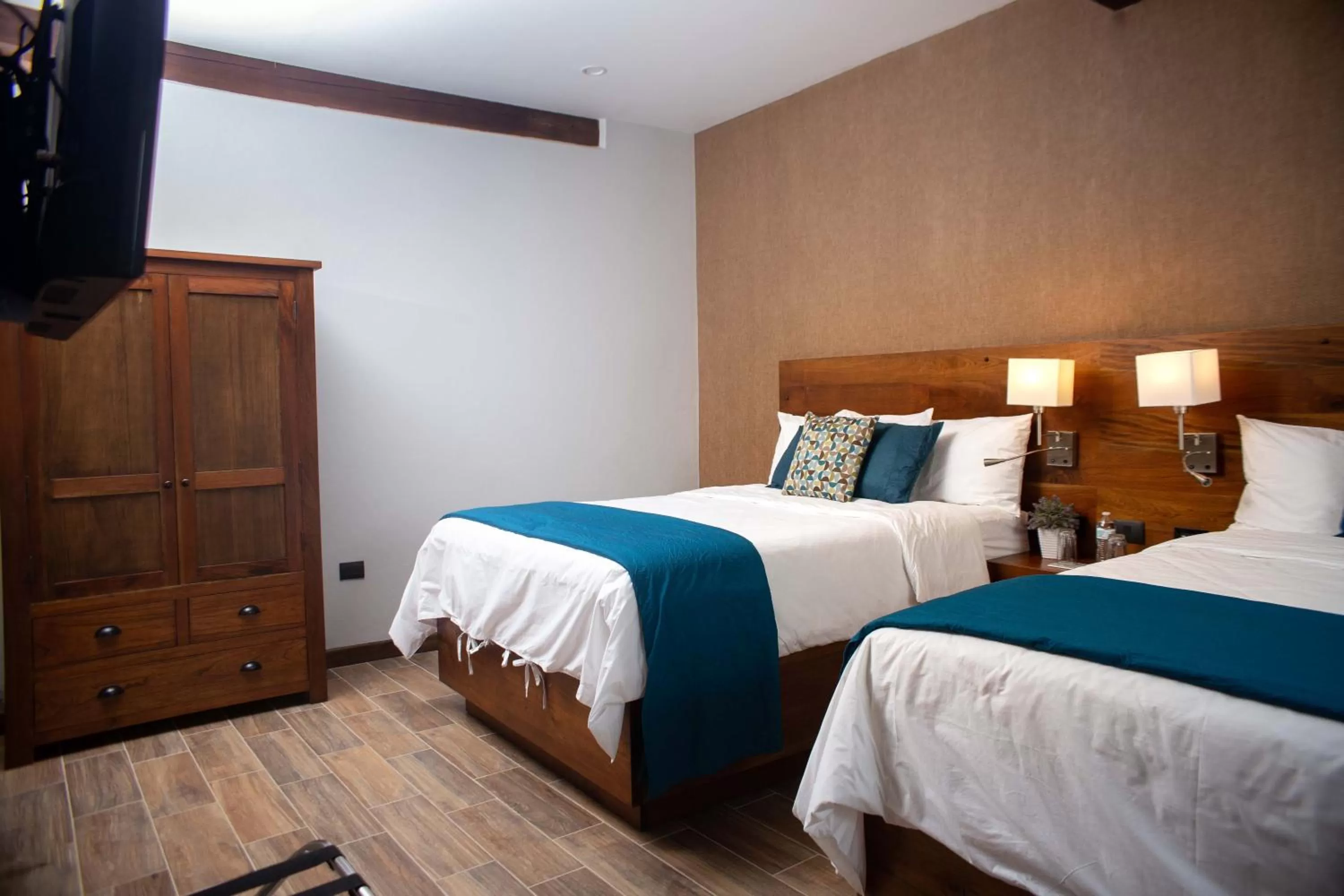 Bed in Casa Villamil Boutique Hotel