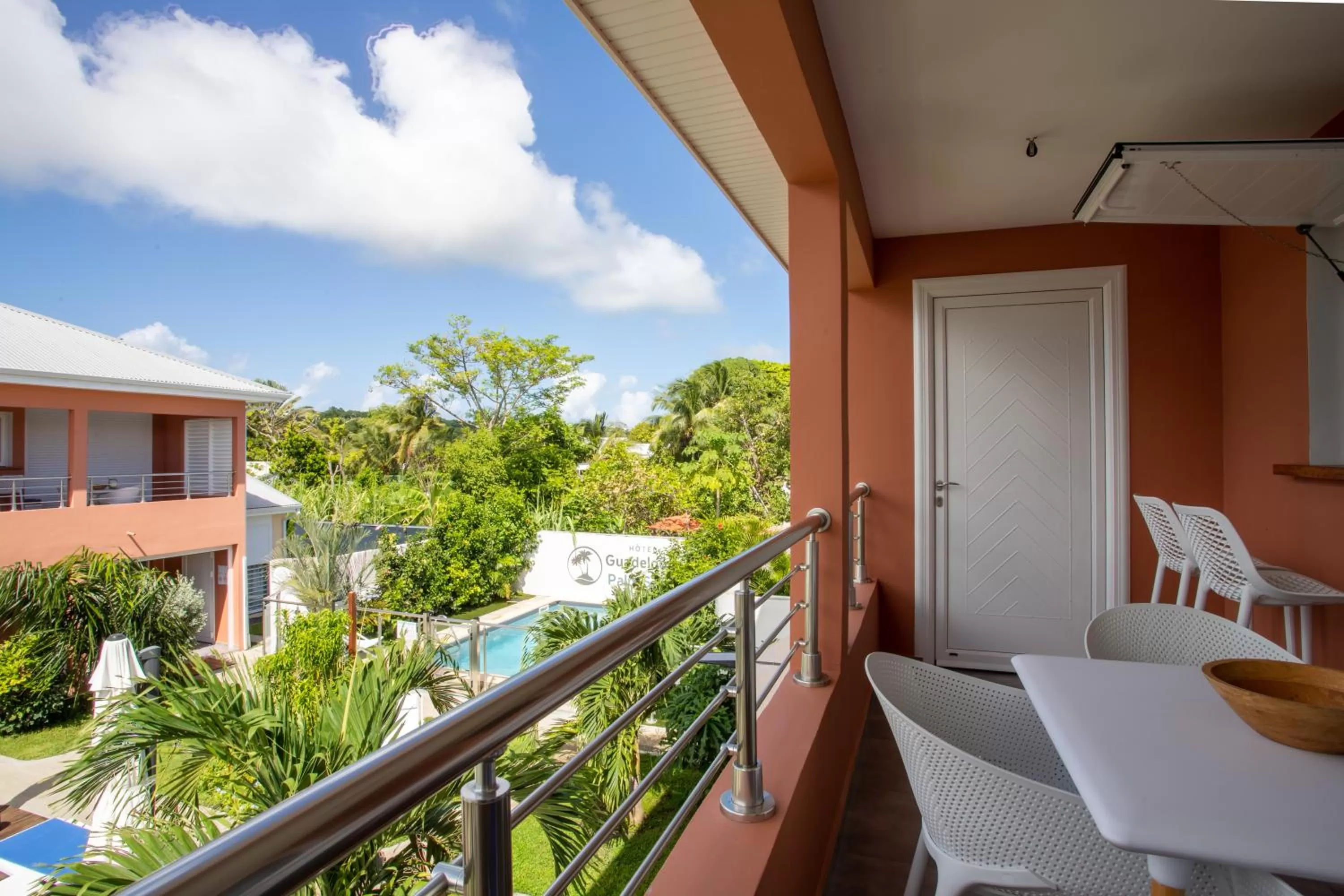 Balcony/Terrace in Hôtel Guadeloupe Palm Suites