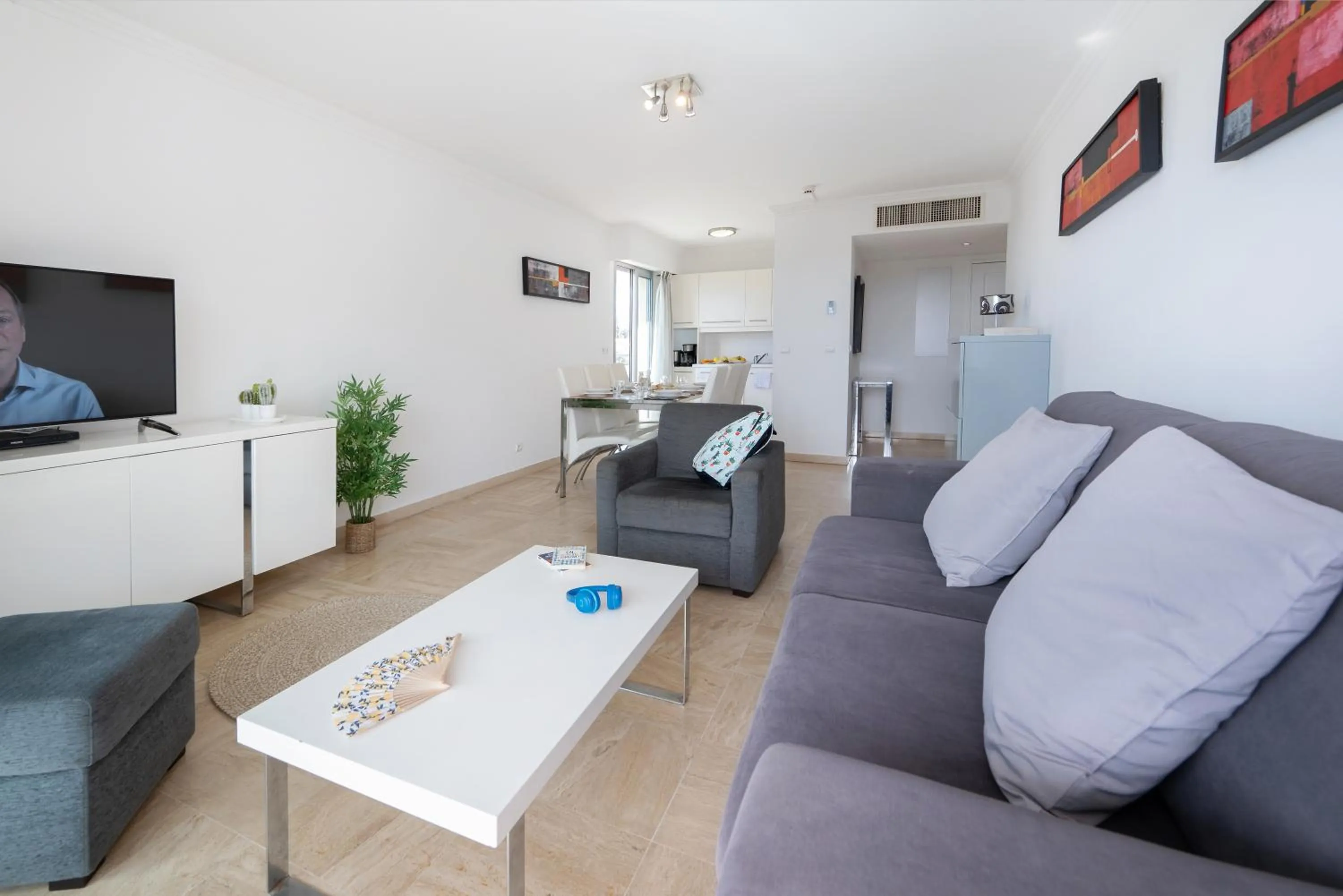 Living room in Nemea Appart Hotel Le Lido Cagnes sur Mer