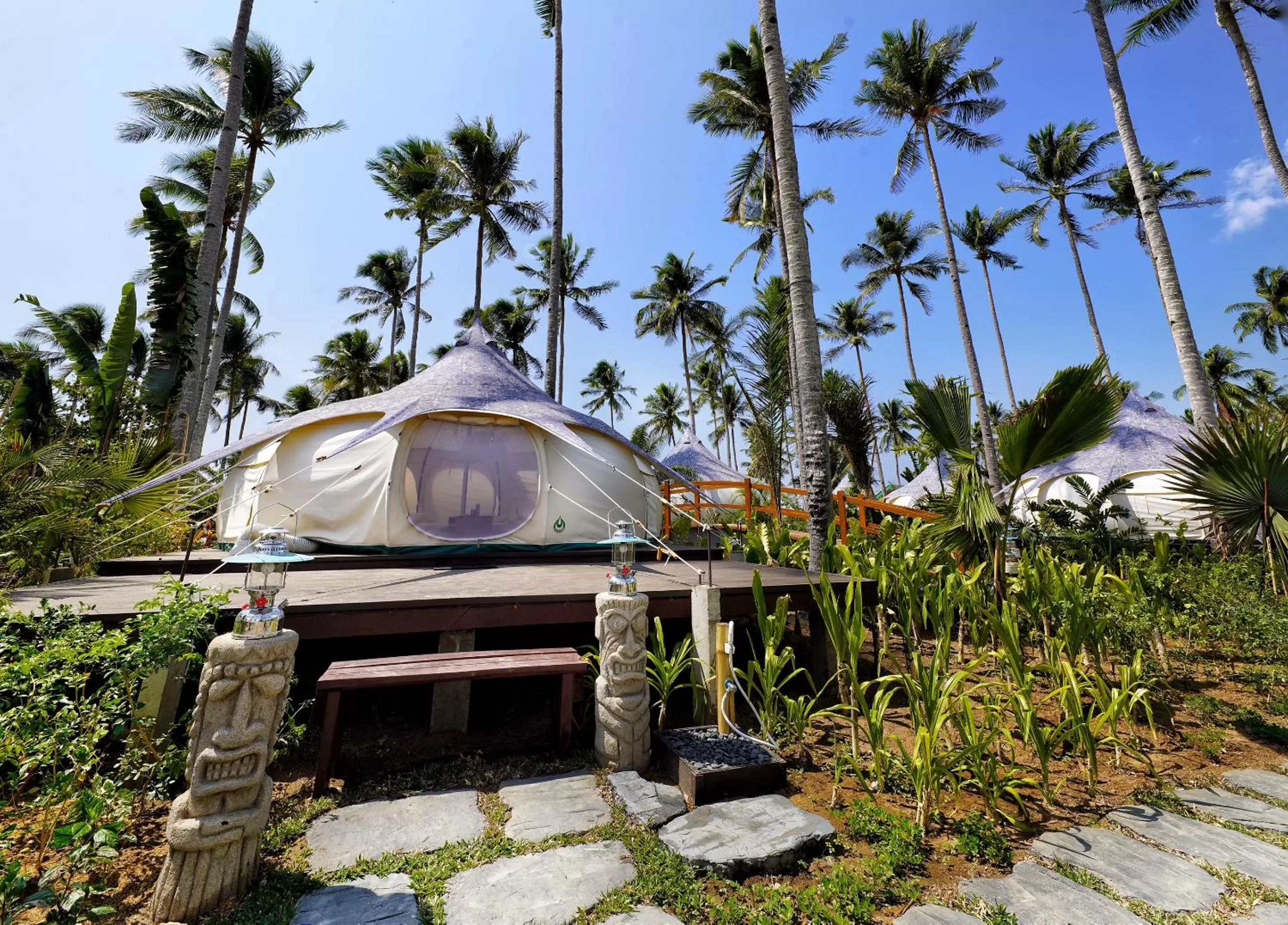 Patio in Nacpan Beach Glamping Managed by H Hospitality Group
