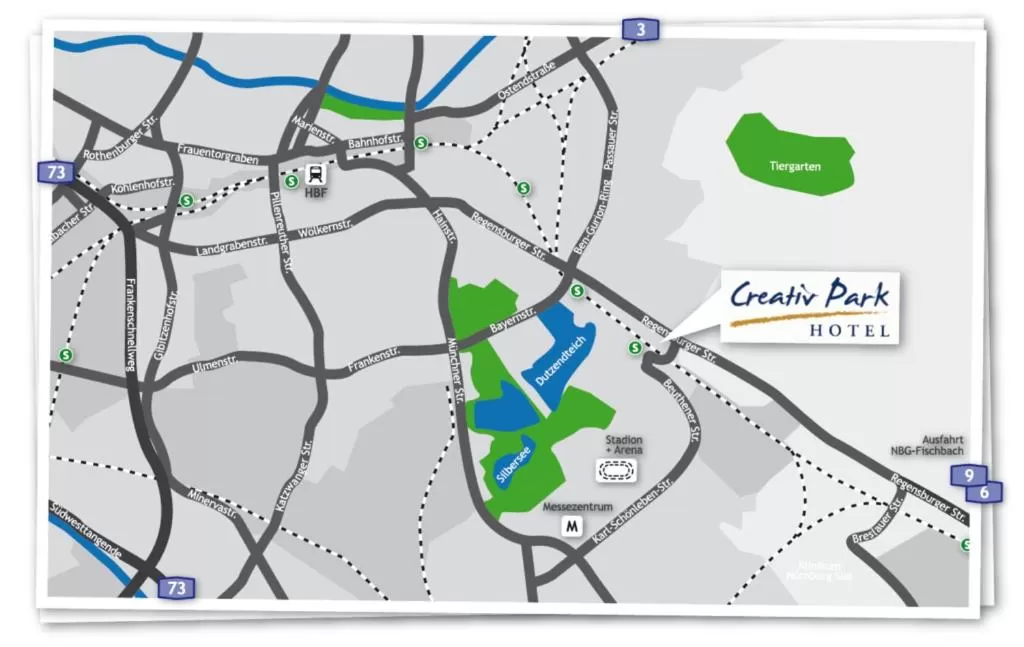 Bird's-eye View in Creativ Park Hotel