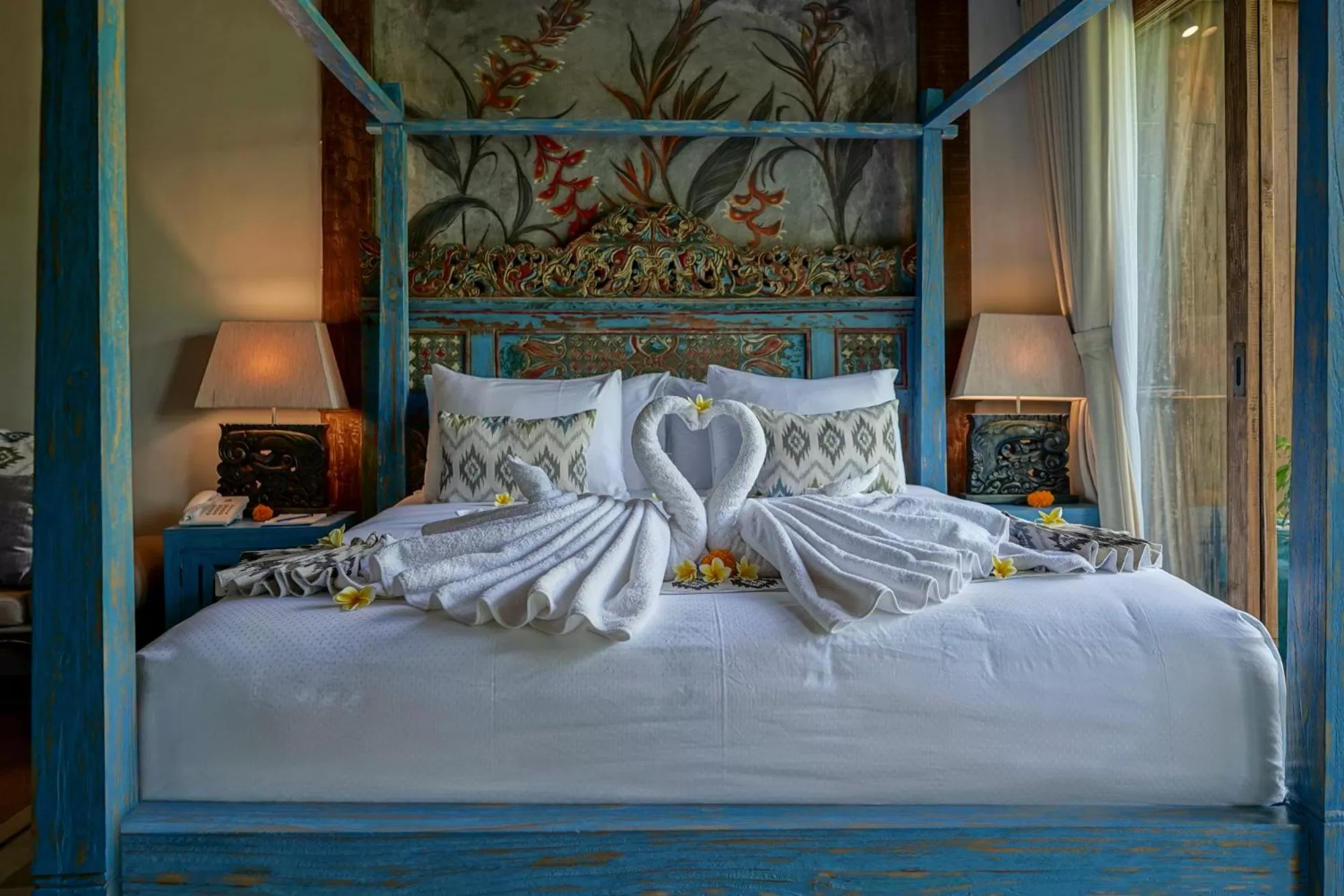 Bed in Menzel Ubud