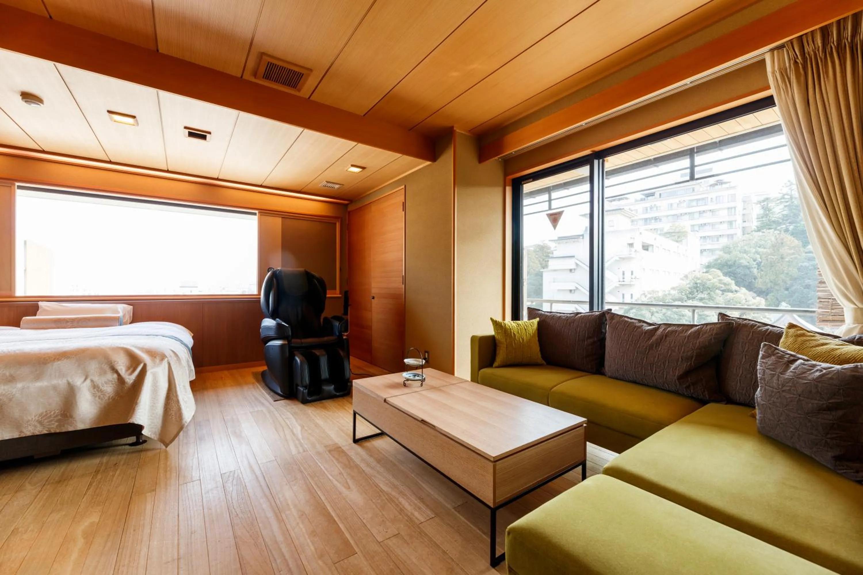 Living room, Bed in Tachibana Shikitei