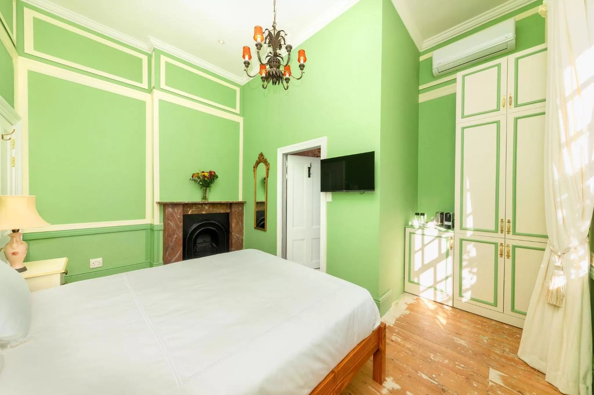 Bed in Amina Boutique Hotel