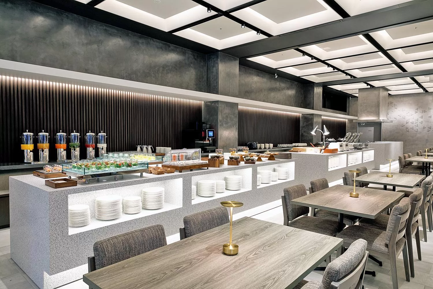 Buffet breakfast in Hotel JAL City Fukuoka Tenjin