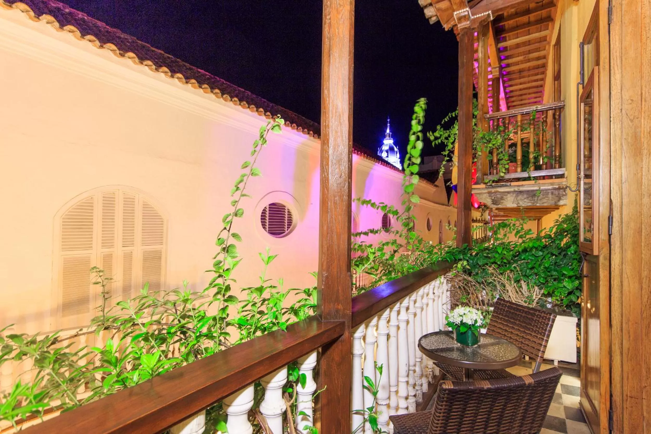 Balcony/Terrace in Hotel Boutique Casa del Coliseo