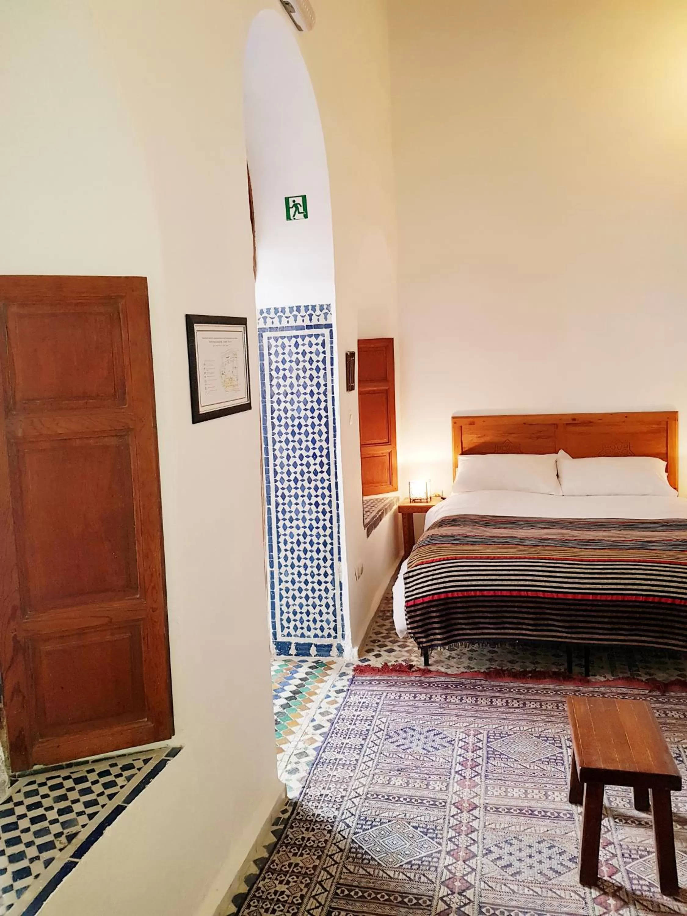 Bedroom, Bed in Riad Inspira
