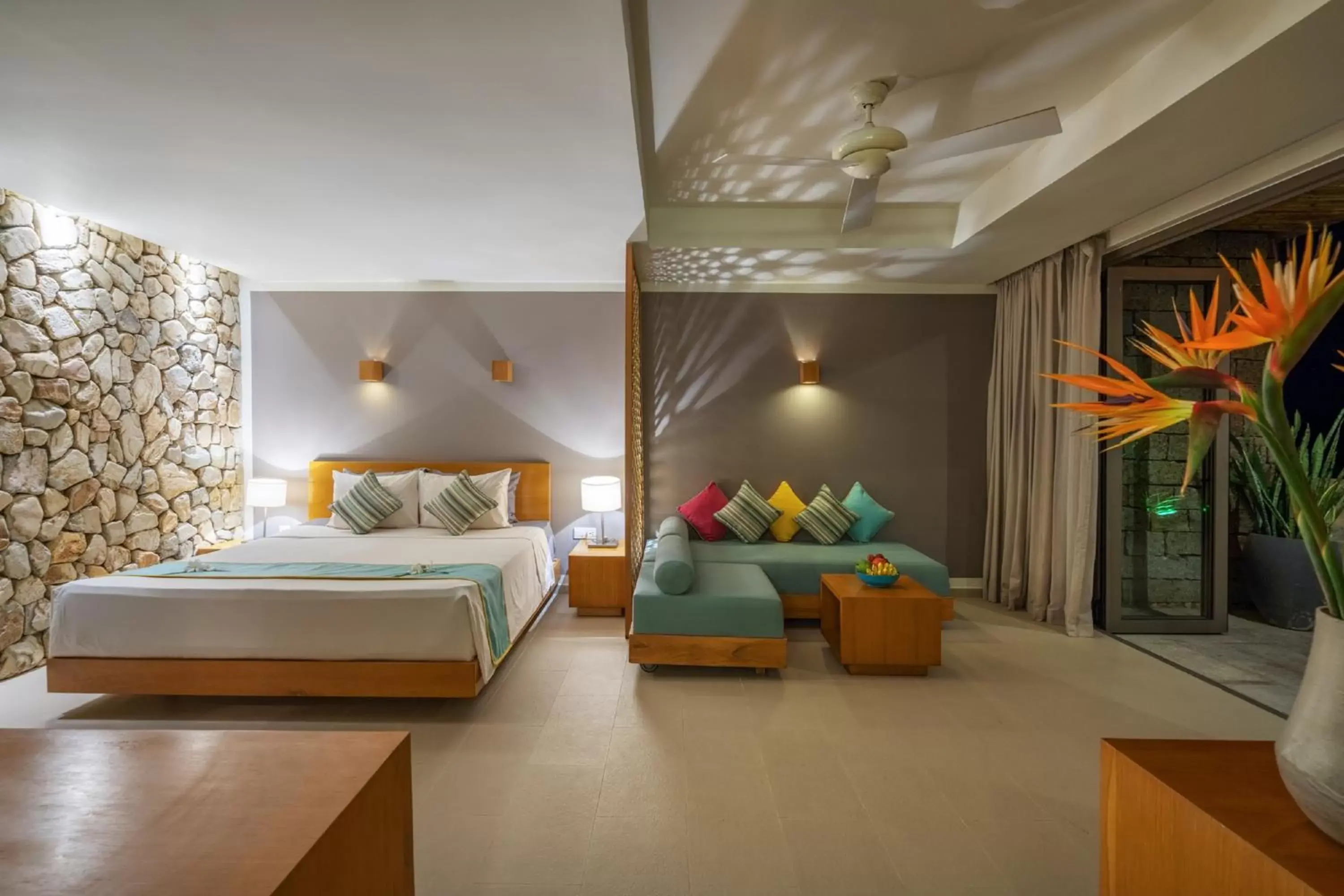Ocean View One-Bedroom - Double Room in Mia Resort Nha Trang Ocean View One-Bedroom - Double Room in Mia Resort Nha Trang